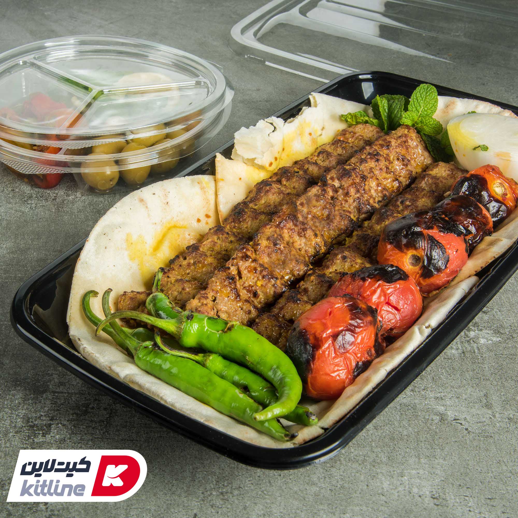 ظرف یکبار مصرف ۱۹.۵×۳۷ سانتیمتری مشکی همراه در شفاف (کارتن ۱۰۰ عددی) - تصویر 8