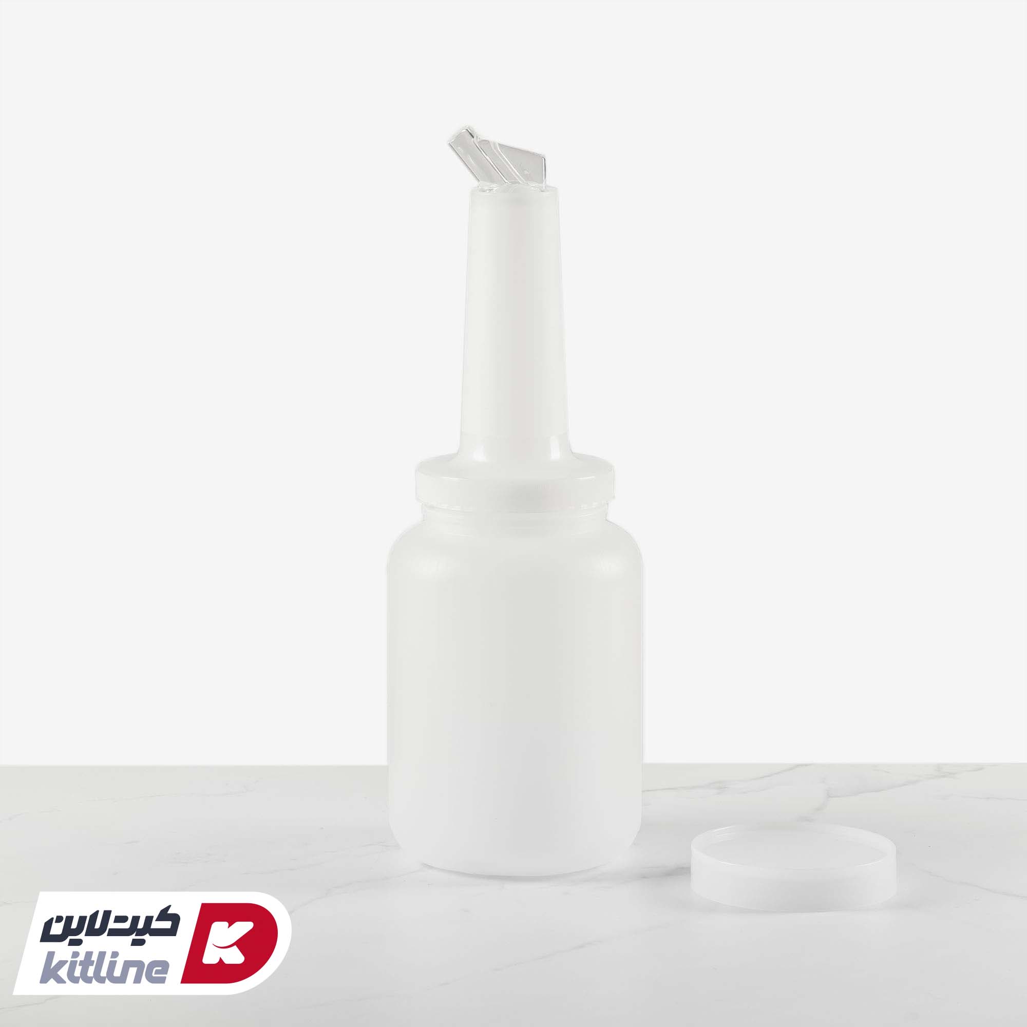 بطری ۲ لیتری با درب آسان ریز سفید