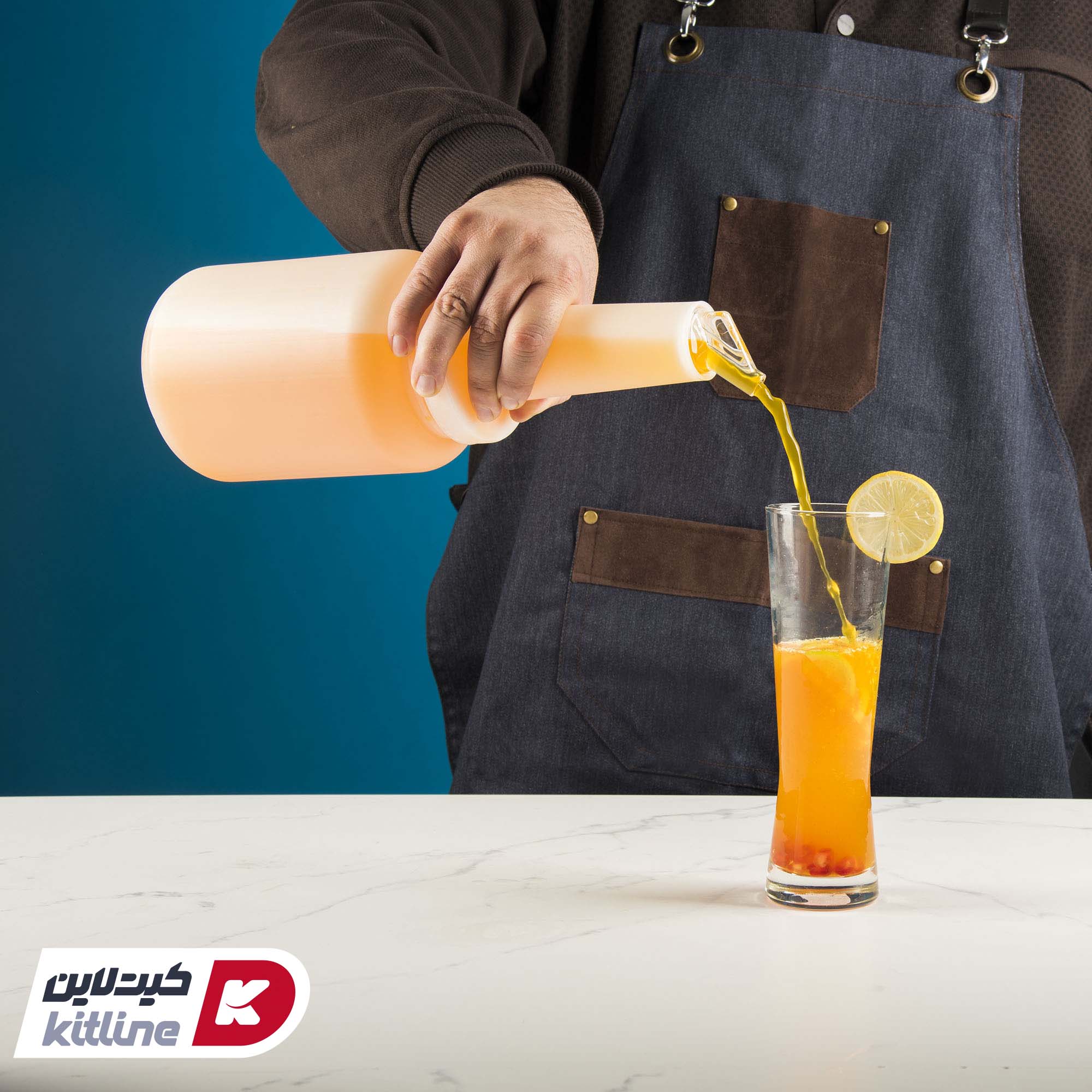 بطری ۲ لیتری با درب آسان ریز سفید - تصویر 4