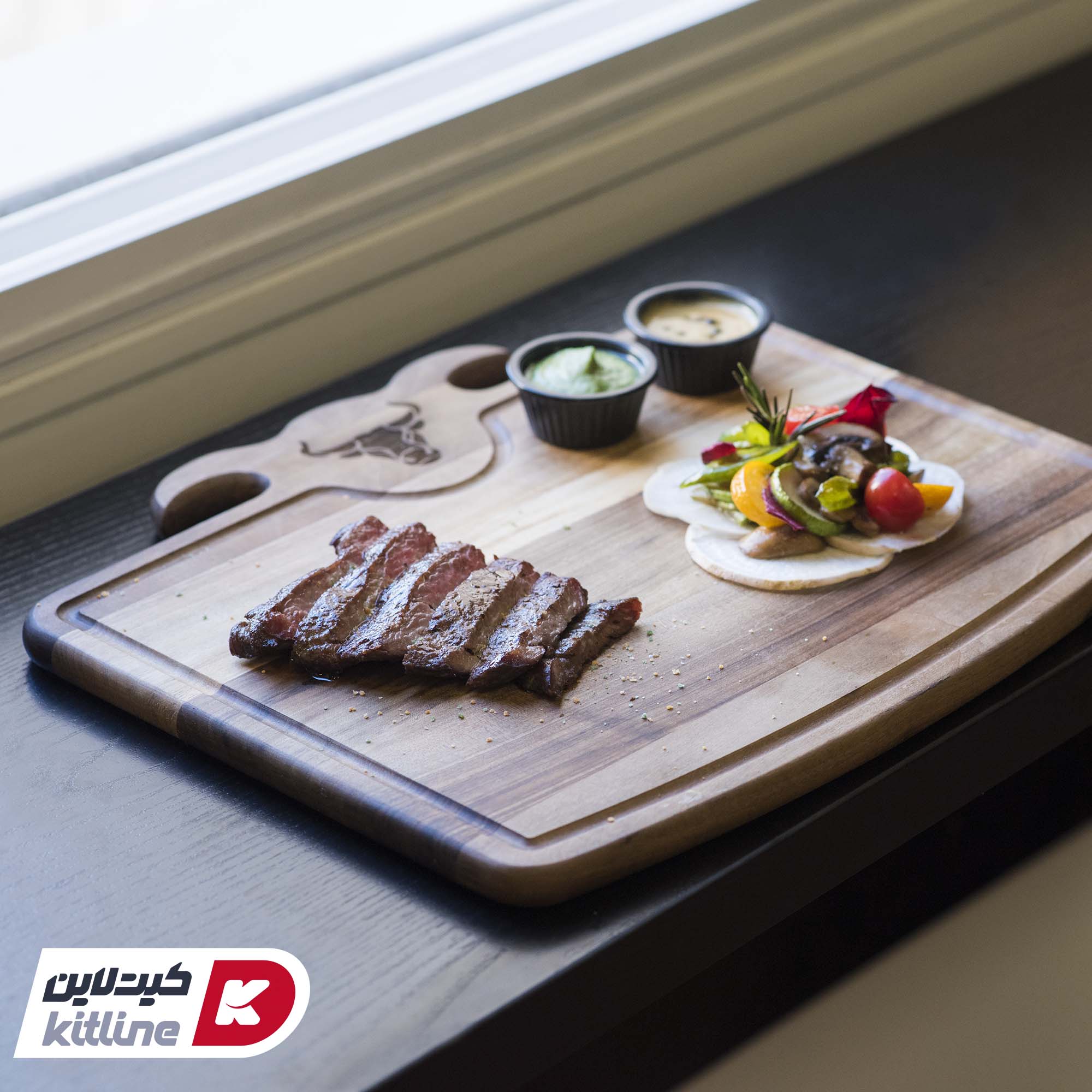 تخته سرو مستطیلی ۳۰.۵×۳۶ سانتیمتری چوبی طرح نصرت - تصویر 5