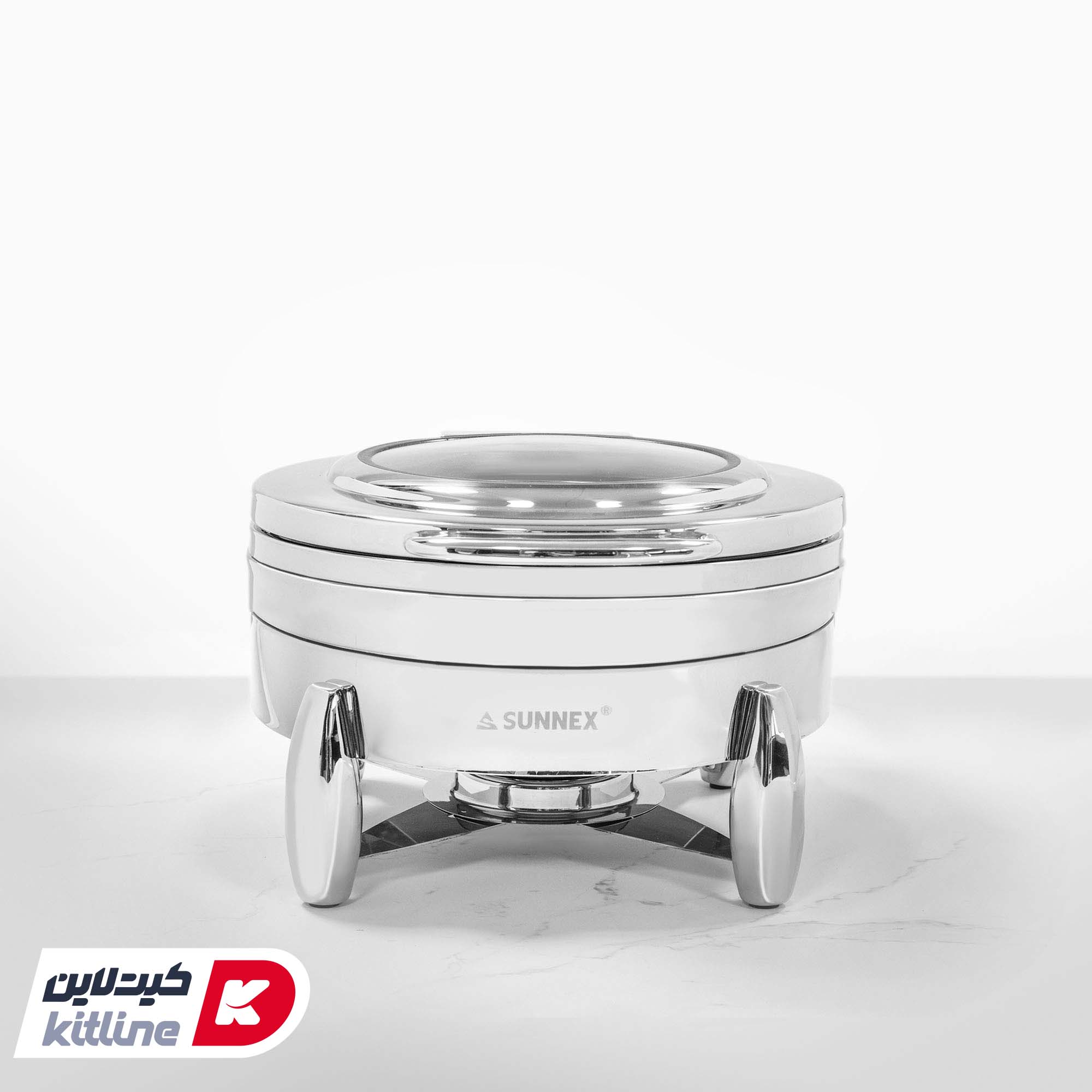 شفینگ دیش گرد ۶.۸ لیتری استیل