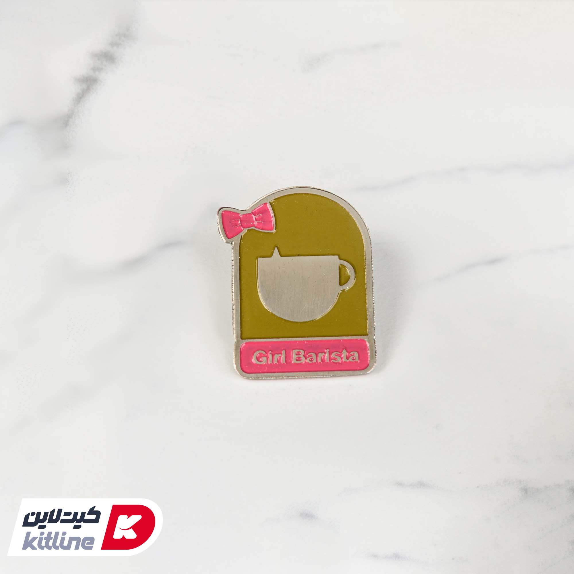 پین لباس طرح Girl barista