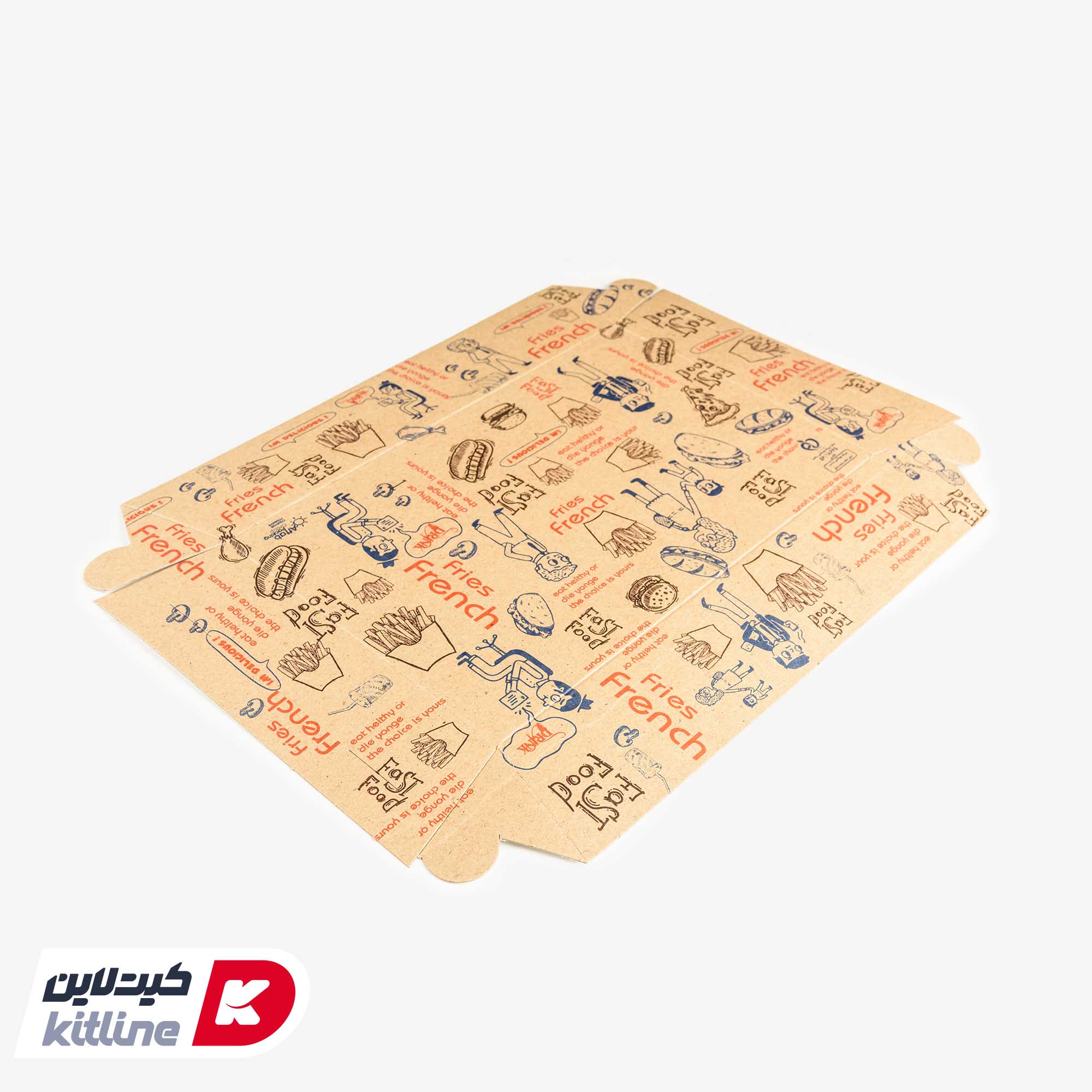 ظرف سوخاری یکبار مصرف کاغذی کرافت ۱۲.۵×۱۹.۵ سانتیمتری (کارتن ۶۰۰ عددی) - تصویر 3