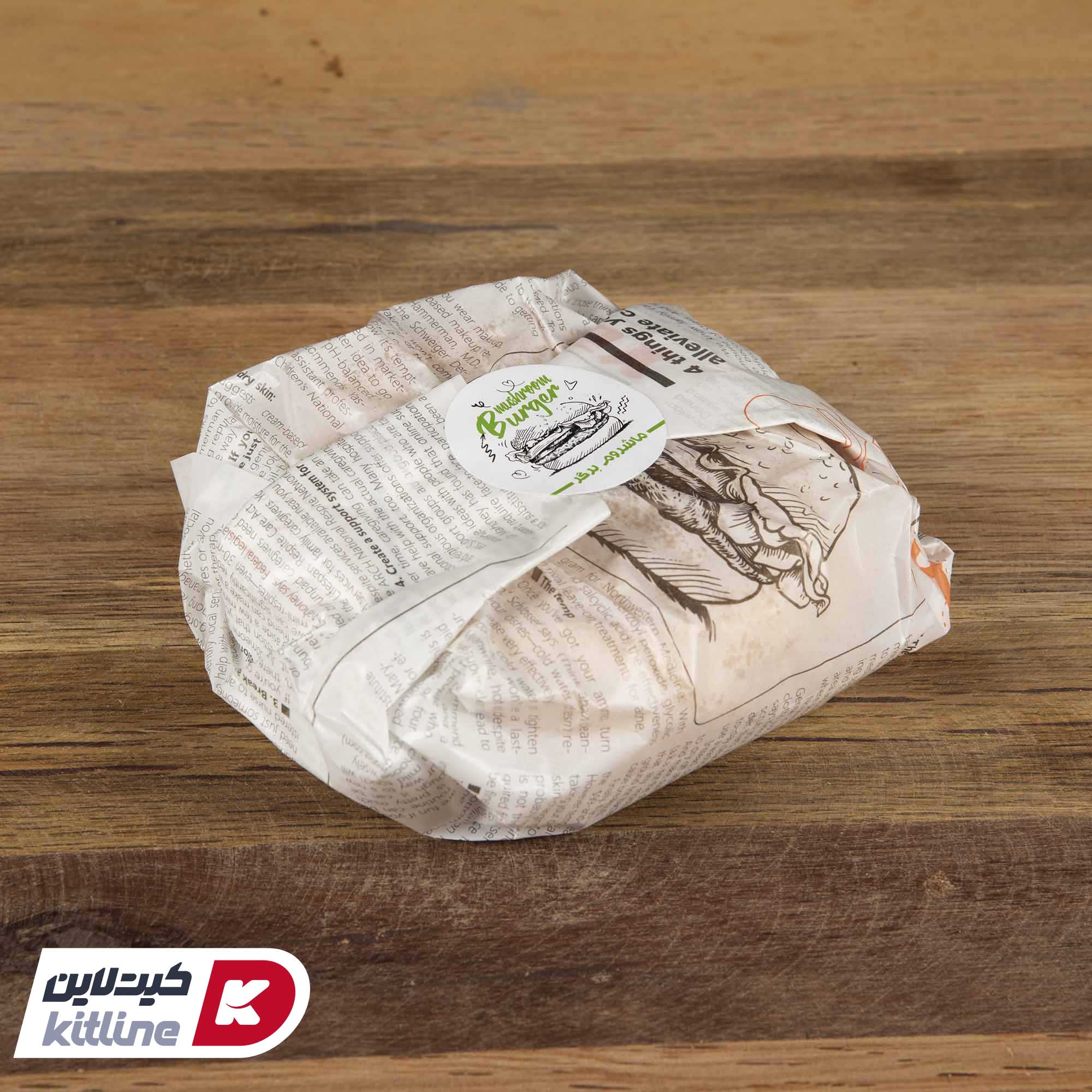 برچسب ماشروم برگر ۴.۷ سانتیمتری (بسته ۱۰۰ برگی) - تصویر 5