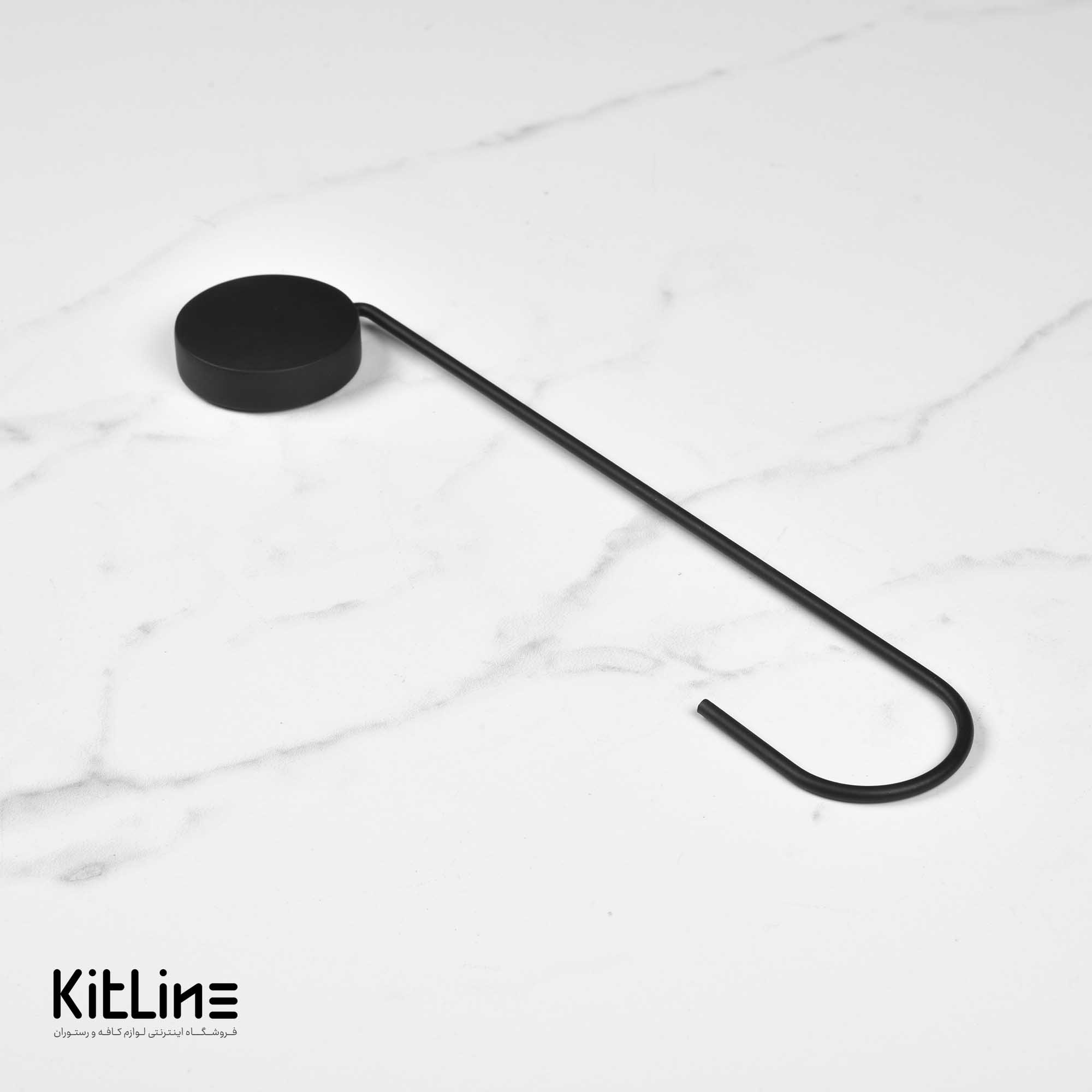 نگهدارنده کیف قلاب دار فلزی مشکی