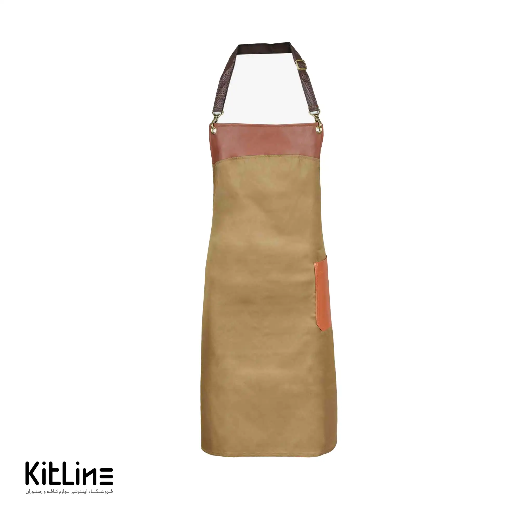 پیشبند رنگی خاکی - تصویر 2