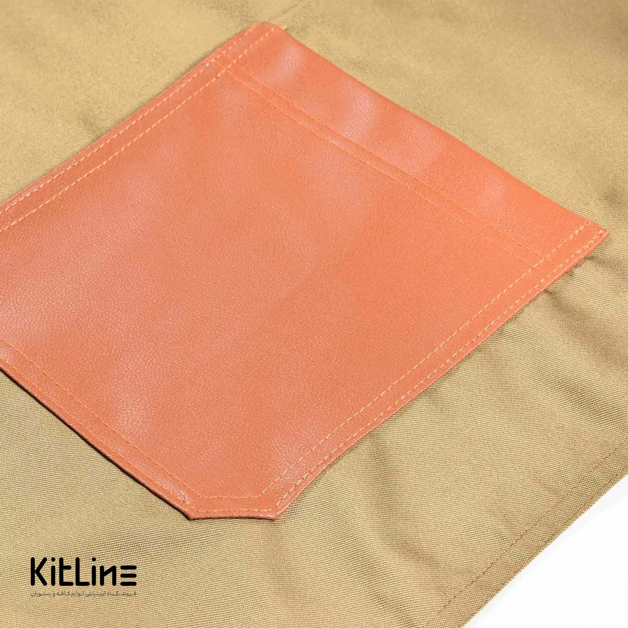 پیشبند رنگی خاکی - تصویر 3