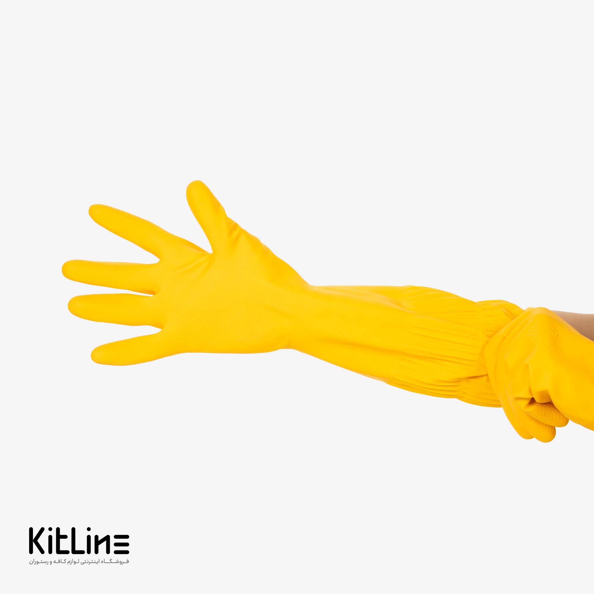 دستکش ظرفشویی ساق بلند سایز مدیوم