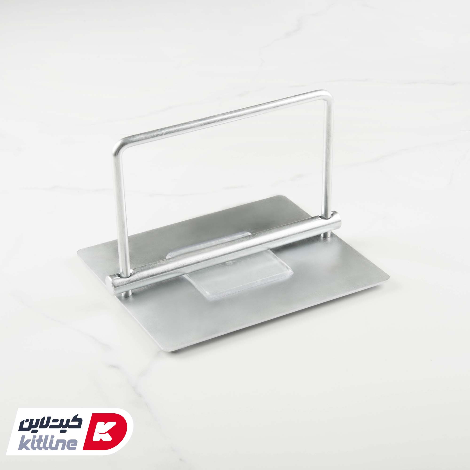 جای دستمال کاغذی فلزی همراه با میله نگه دارنده