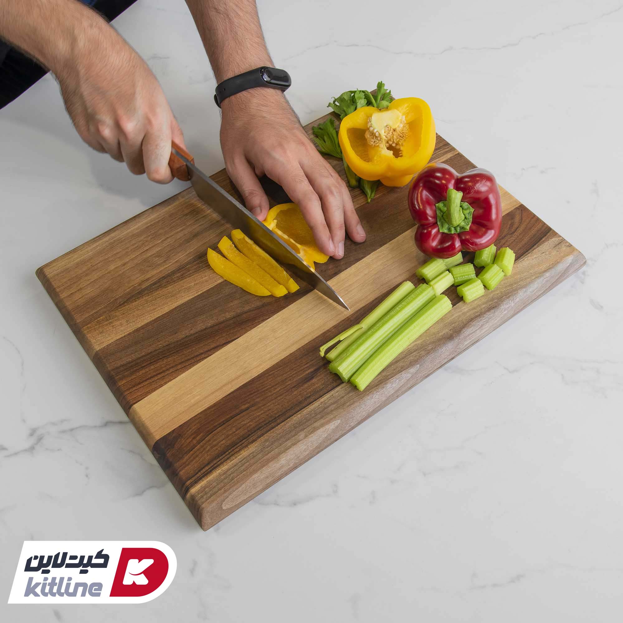 تخته کار چوبی لبه گرد ۳۰×۴۰ سانتیمتری - تصویر 6