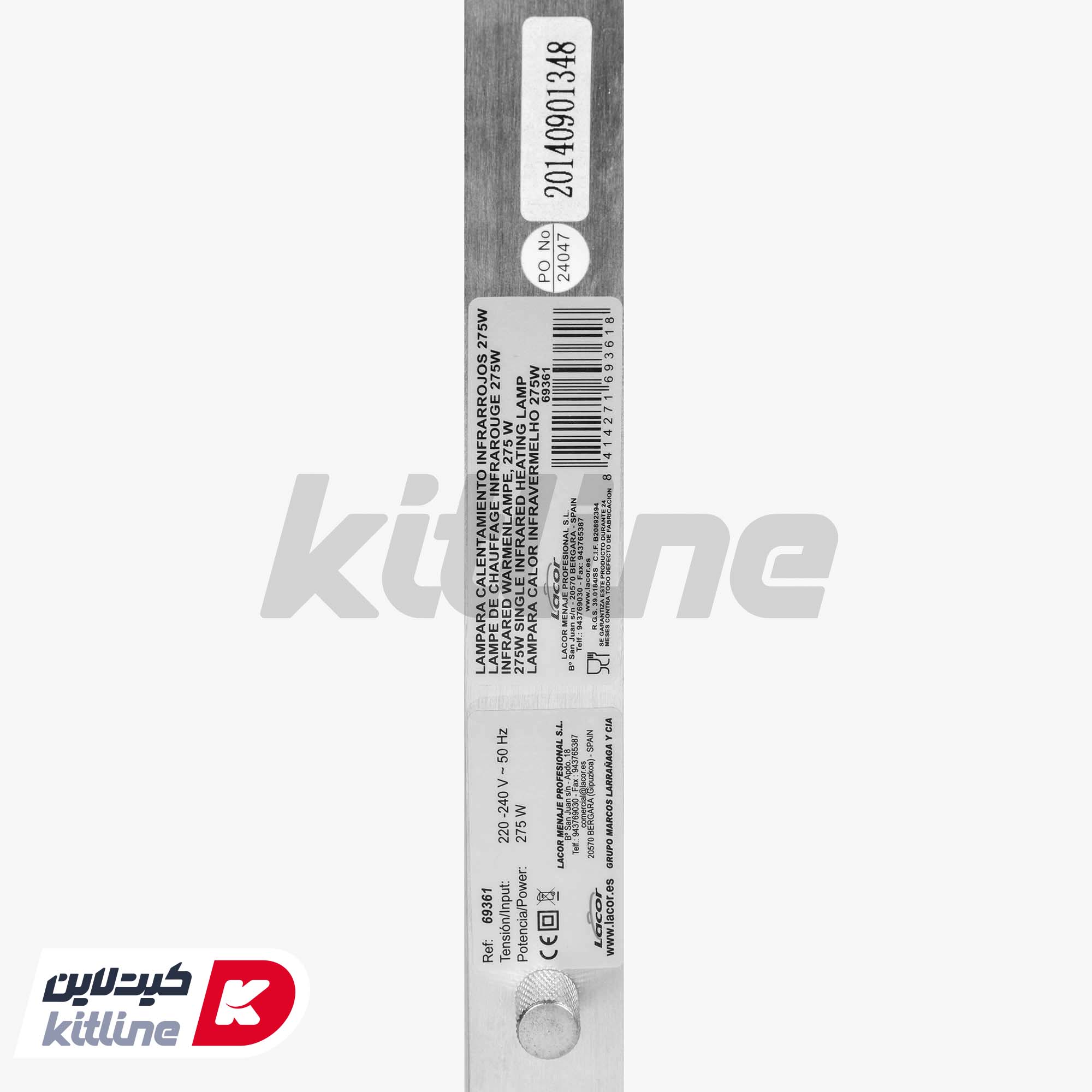 تک لامپ حرارتی Lacor - تصویر 6