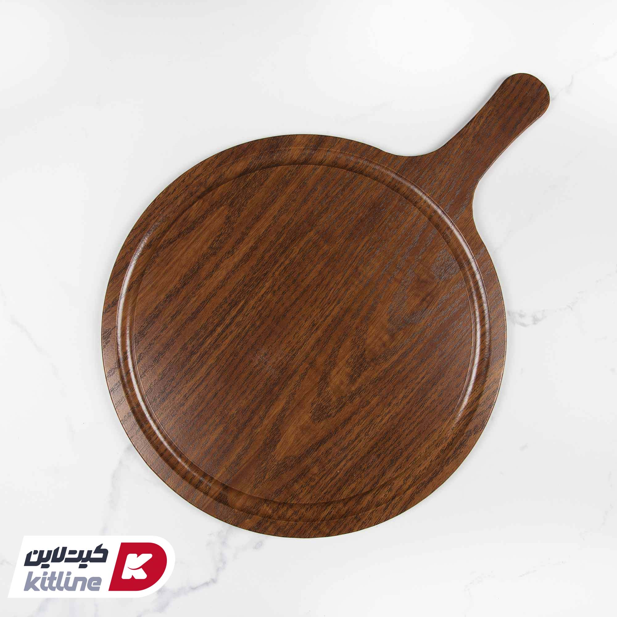 تخته سرو گرد ۳۲ سانتیمتری چوبی راکتی براق