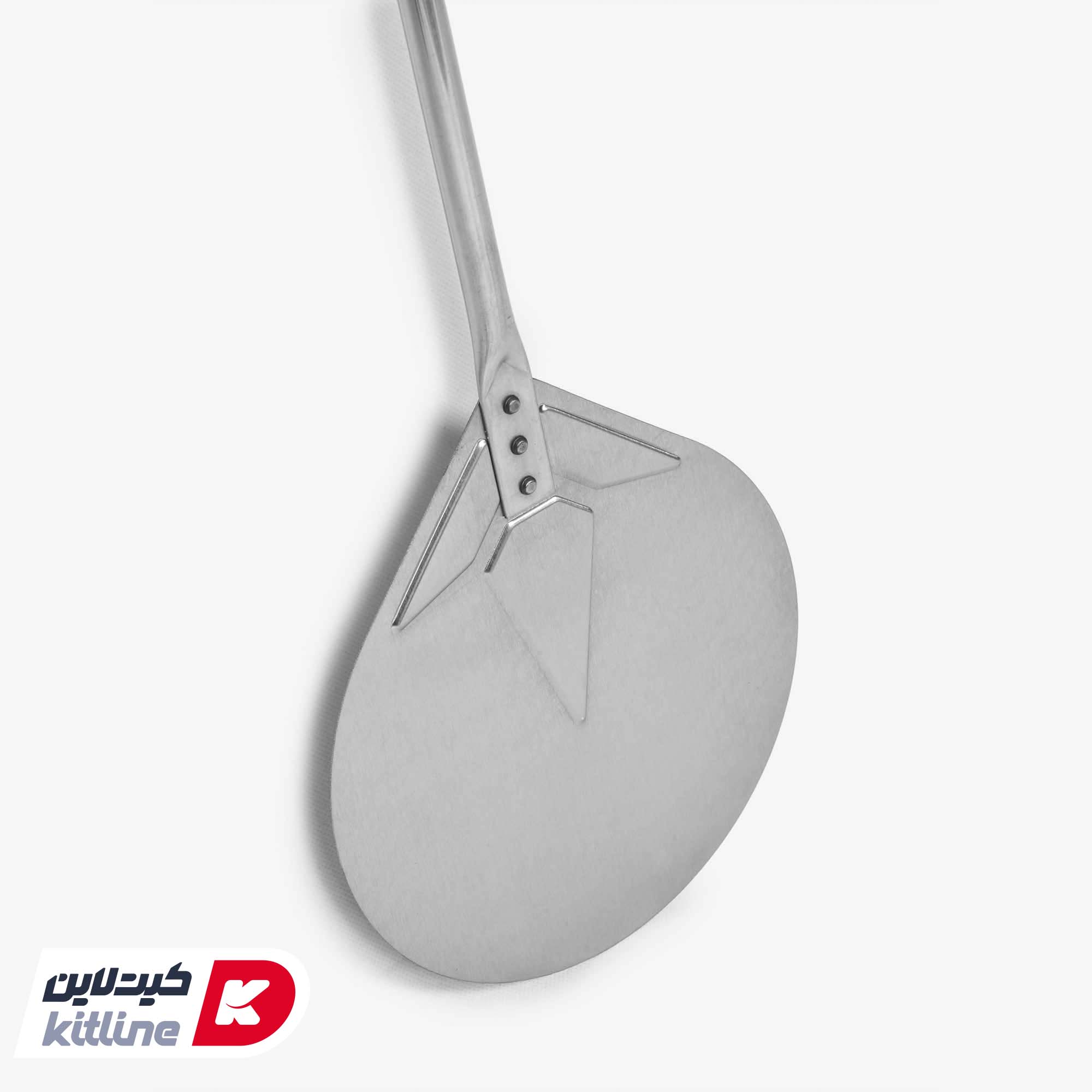 پارو پیتزا استیل گرد کف ۲۰، دسته ۷۵ سانتیمتر کیچن تک - تصویر 5