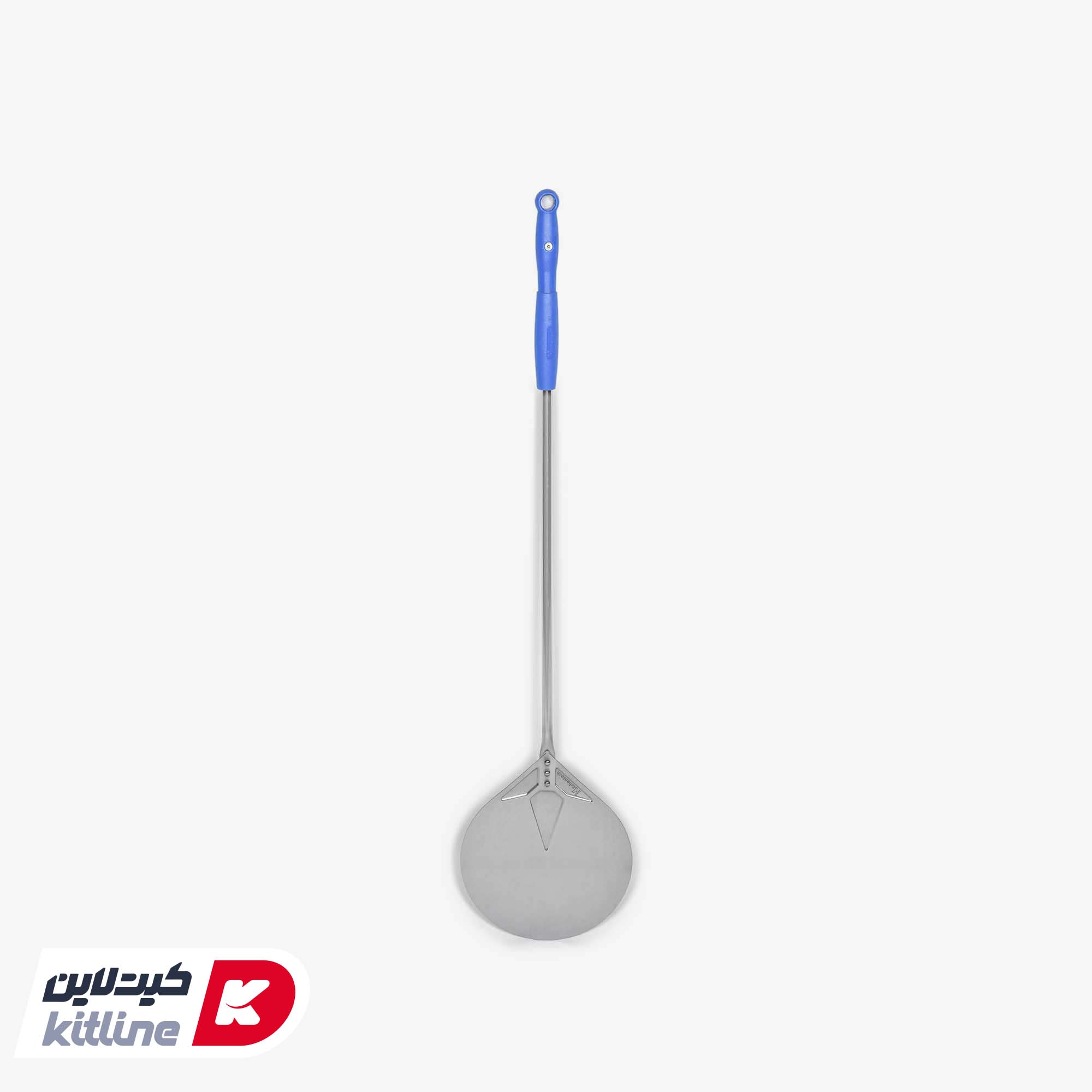 پارو پیتزا استیل گرد کف ۲۳، دسته ۷۵ سانتیمتر کیچن تک