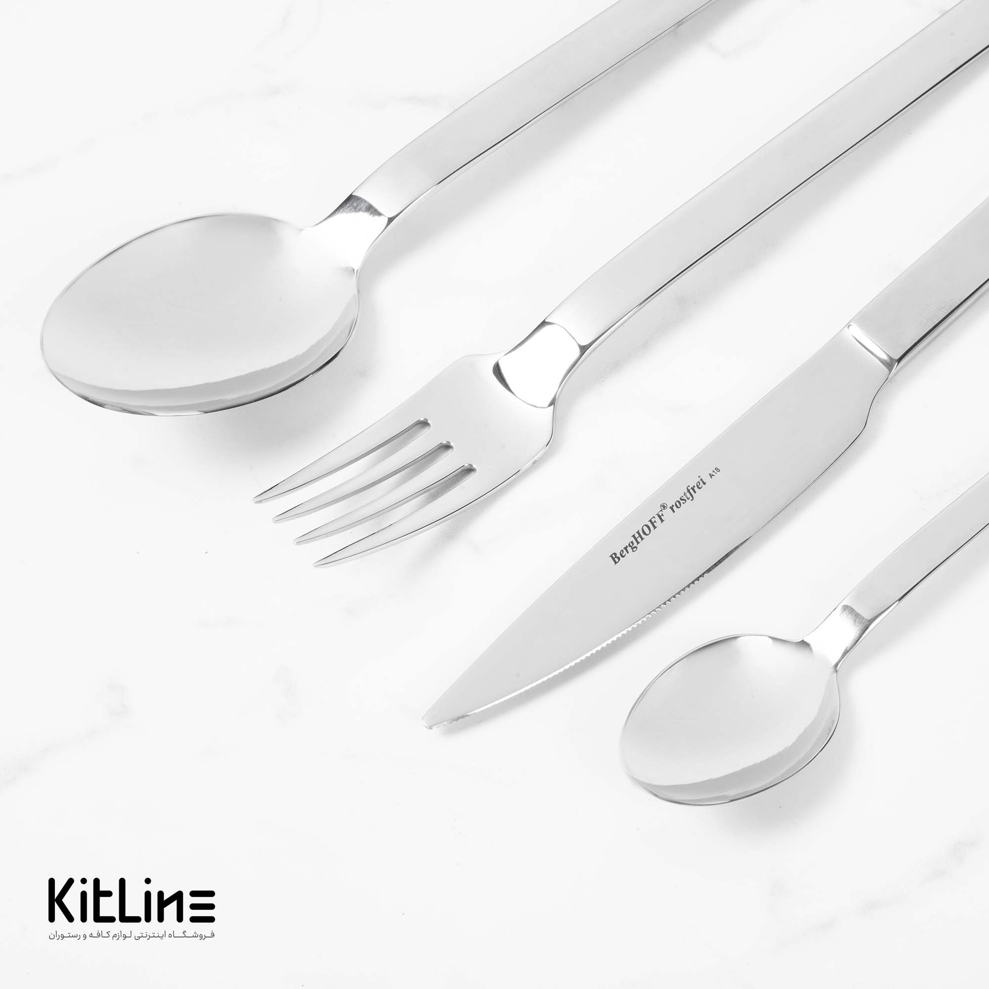 ست ۴ تکه کاتلری استیل برگهف - تصویر 3