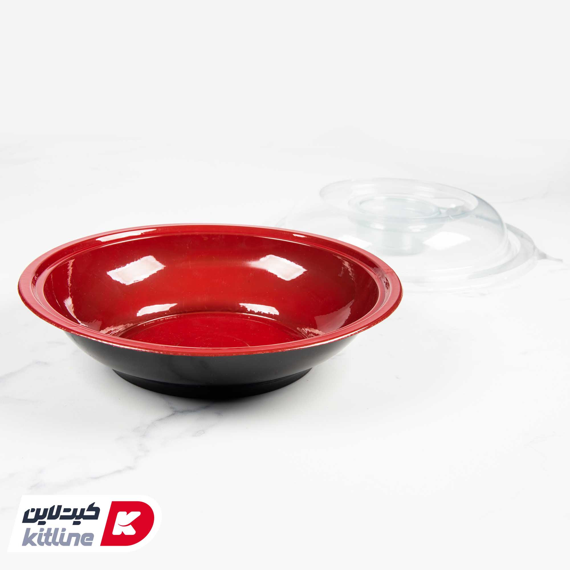 ظرف سالاد یکبار مصرف ۱۲۰۰ میلی لیتری مشکی همراه درب (کارتن ۲۰۰ عددی) - تصویر 5