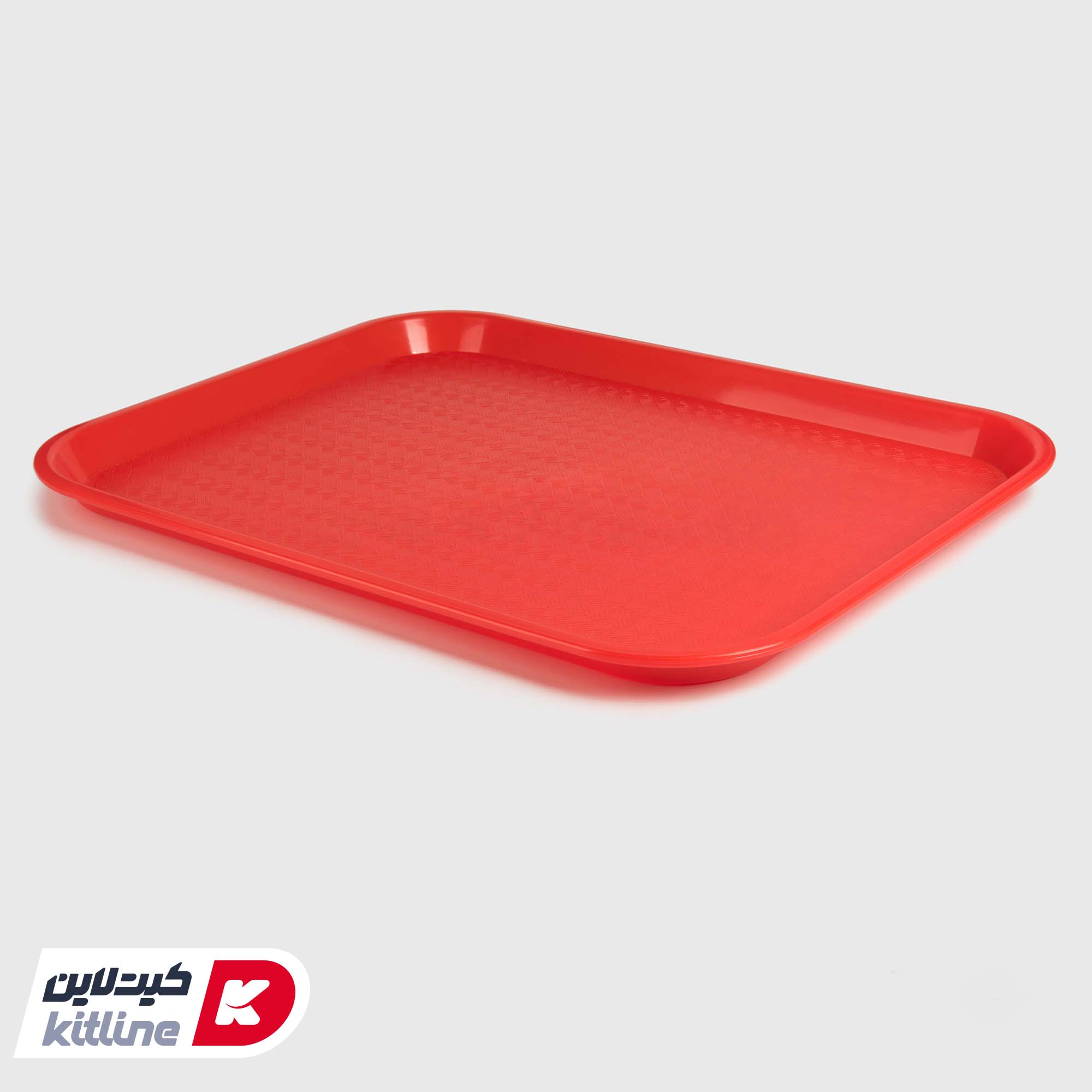 سینی پلی پروپیلن ۴۵x۳۵ سانتیمتری گوجه ای کیچن تک