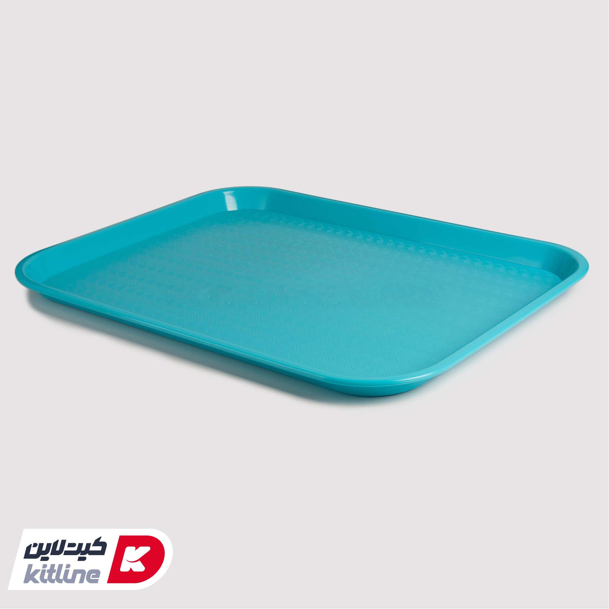سینی پلی پروپیلن ۴۵x۳۵ سانتیمتری آبی کیچن تک