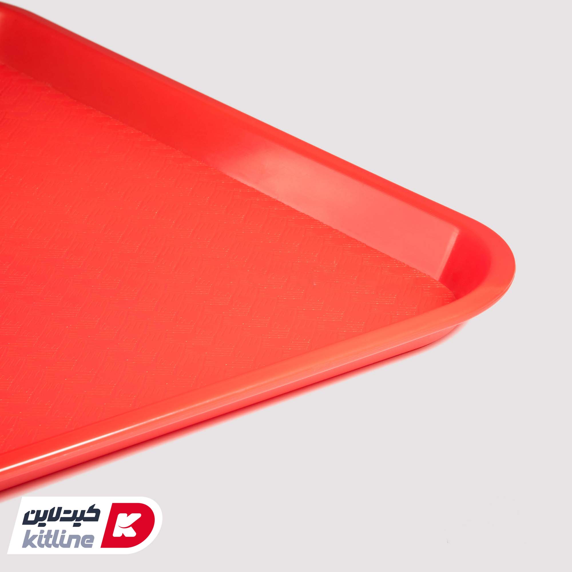 سینی پلی پروپیلن ۴۵x۳۵ سانتیمتری گوجه ای کیچن تک - تصویر 3