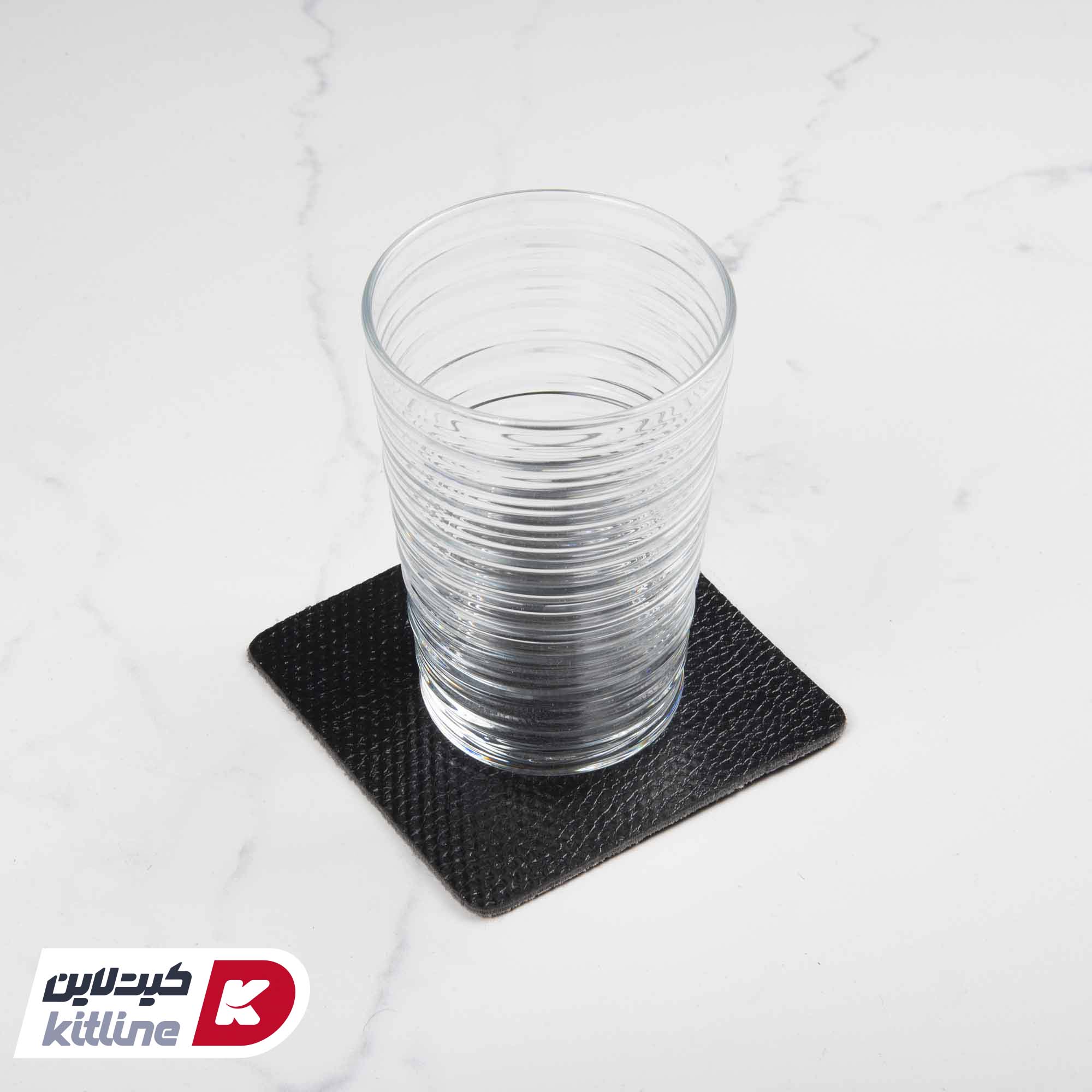 زیر لیوانی چرمی ۱۰ سانتیمتری مربعی (ست ۶ عددی) - تصویر 4