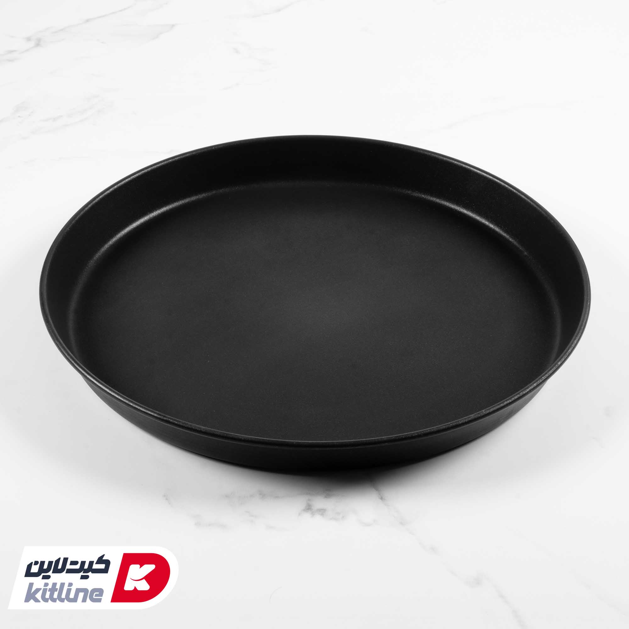 قالب پیتزا آمریکایی آلومینیومی گرد ۳۳ سانتیمتری بدون درب کیچن تک