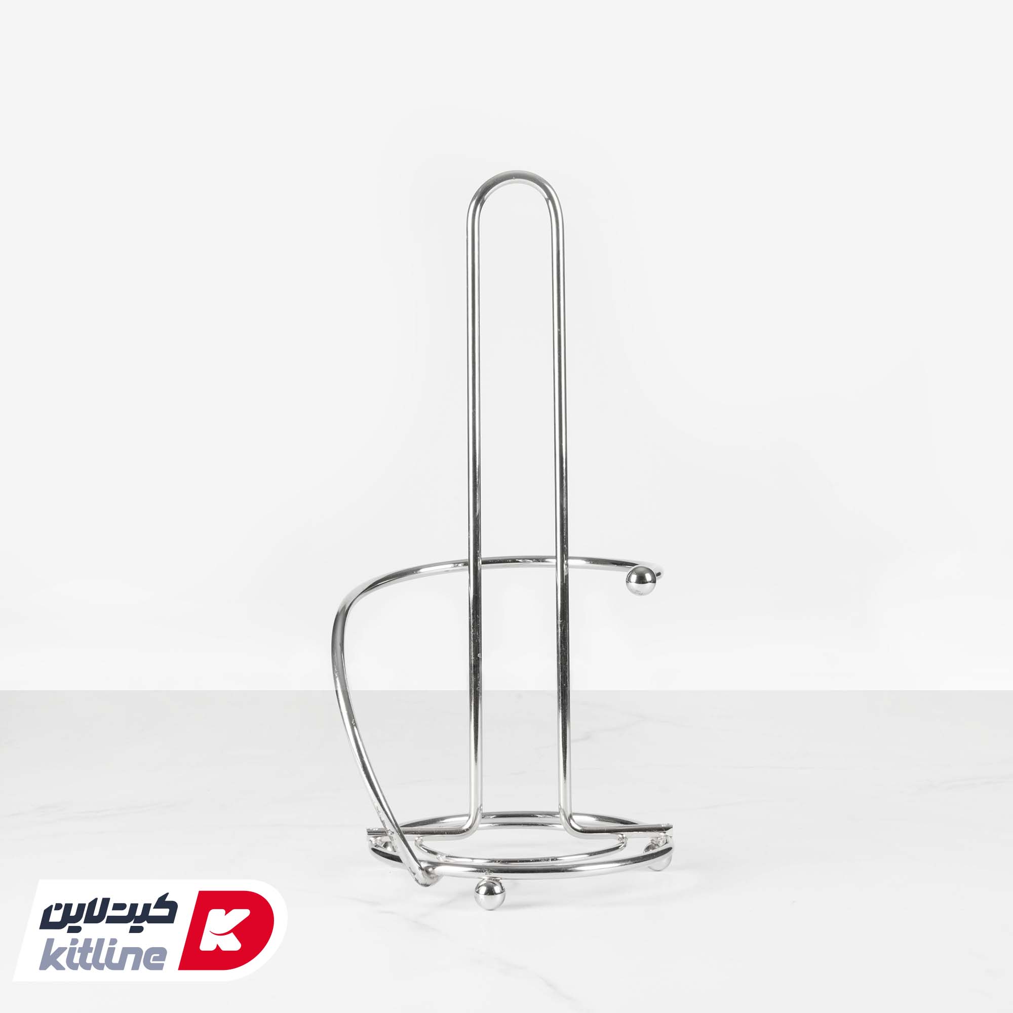 جای دستمال کاغذی بلند فلزی