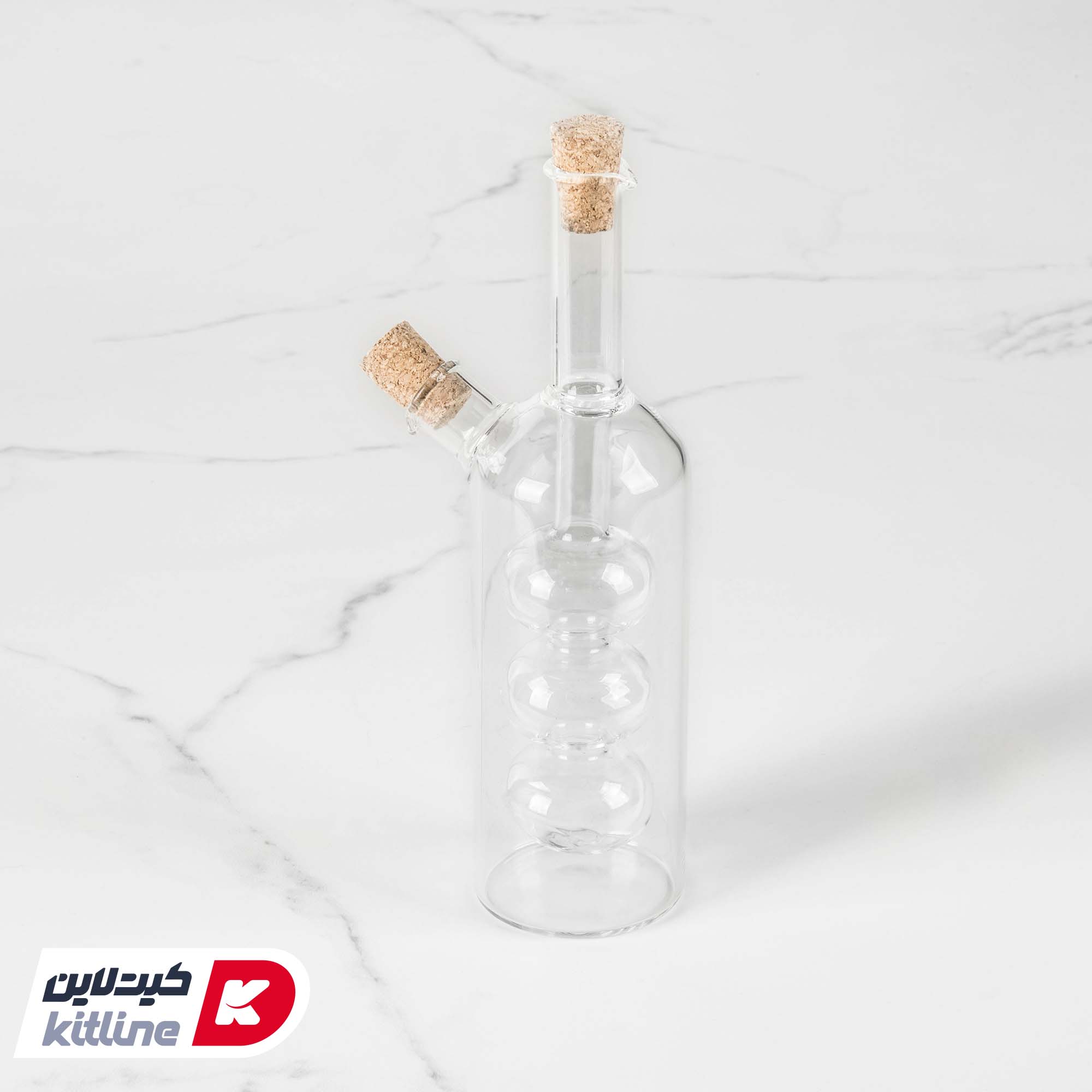 بطری شیشه ای دو جداره آبلیمو و سرکه