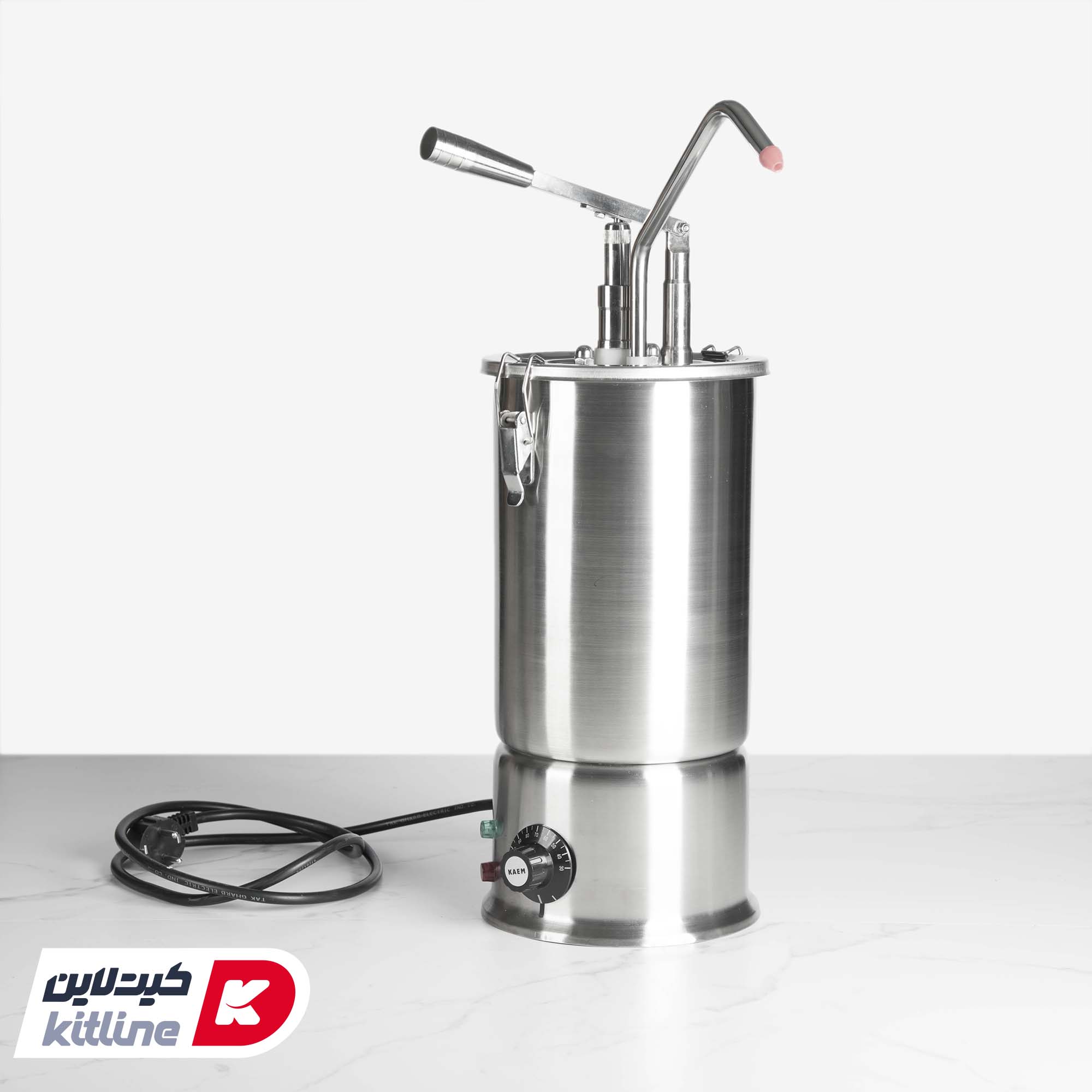 پمپ سس گرم کن دار استیل ۳ لیتری