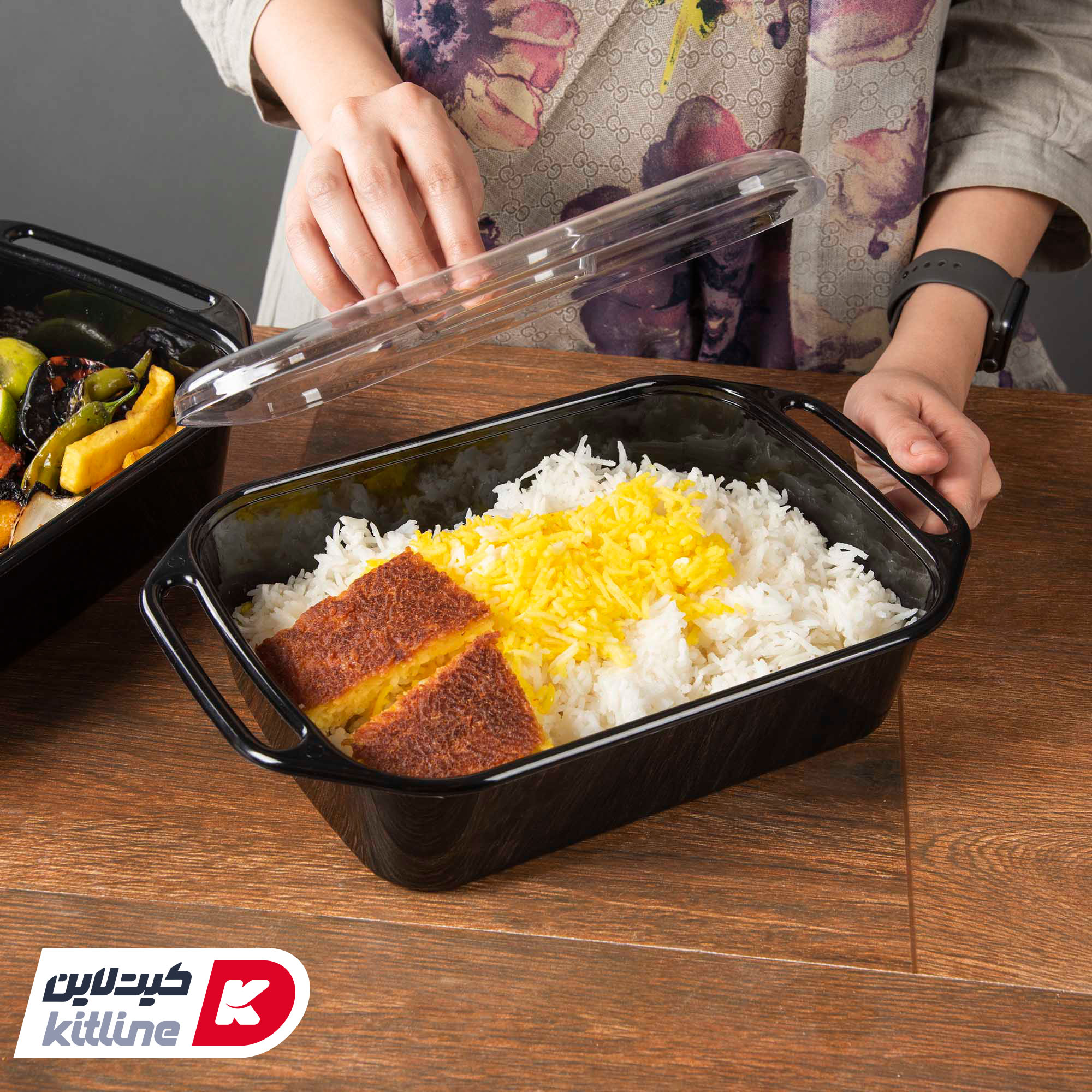 ظرف یکبار مصرف ۱۹.۵×۳۰.۵ سانتیمتری مشکی (کارتن ۳۰ عددی) - تصویر 5