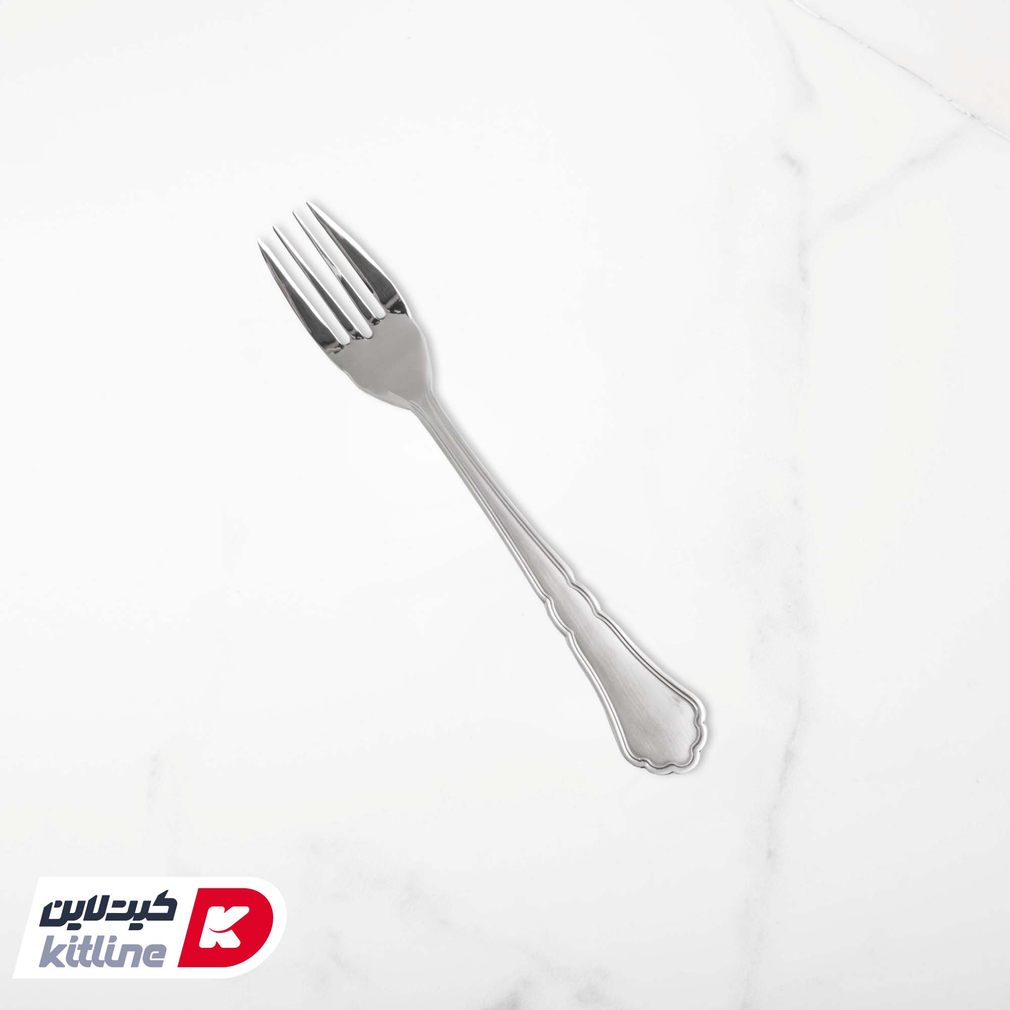 چنگال سرو ماهی صنایع استیل مدل رویال مات