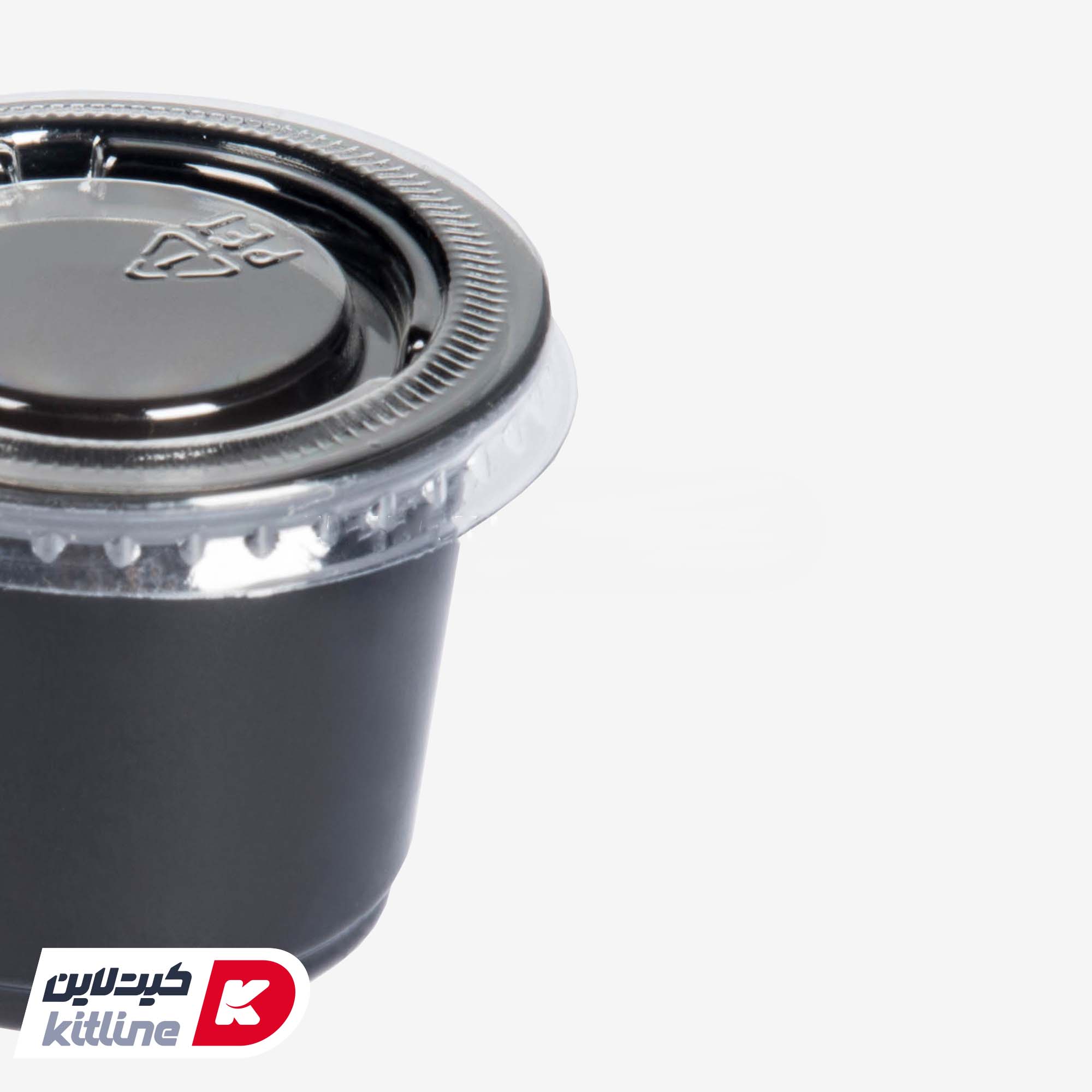 ظرف سس یکبار مصرف ۳۰ میلی لیتری مشکی در دار (کارتن ۲۵۰۰ عددی) - تصویر 3