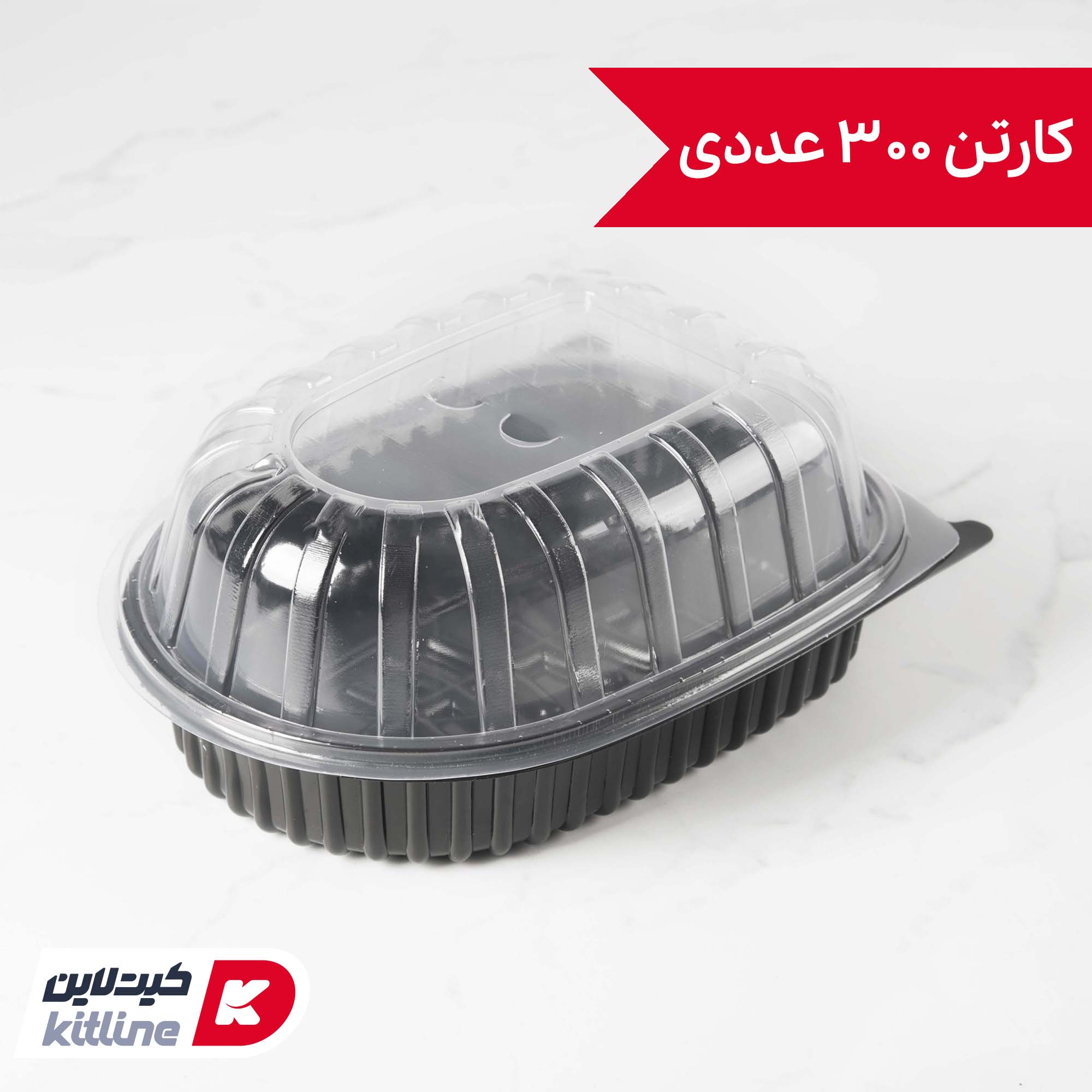 ظرف یکبار مصرف ۱۸.۵×۲۴.۵ سانتیمتری مشکی همراه در (کارتن ۳۰۰ عددی)