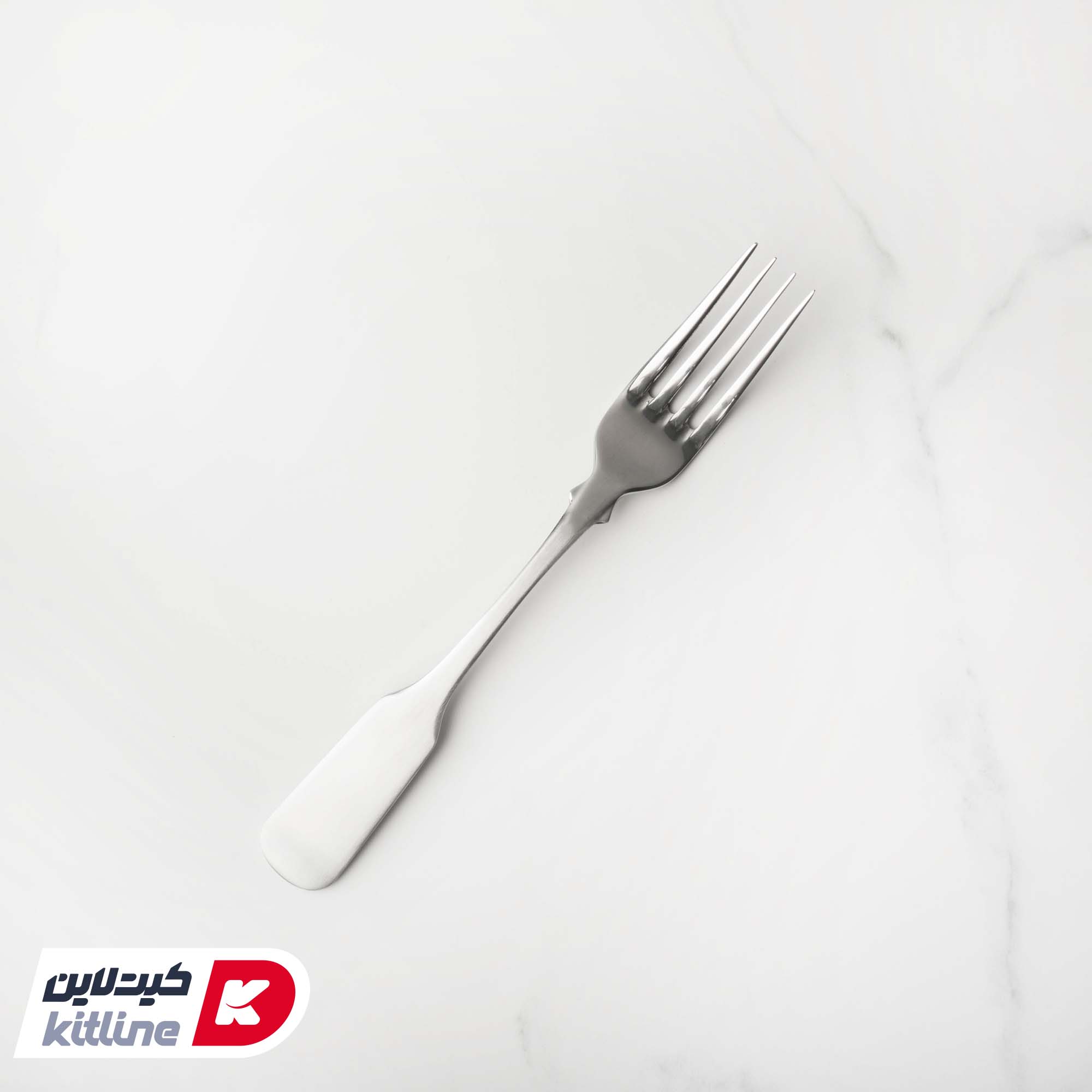 چنگال غذا خوری صنایع استیل مدل برشیا مات