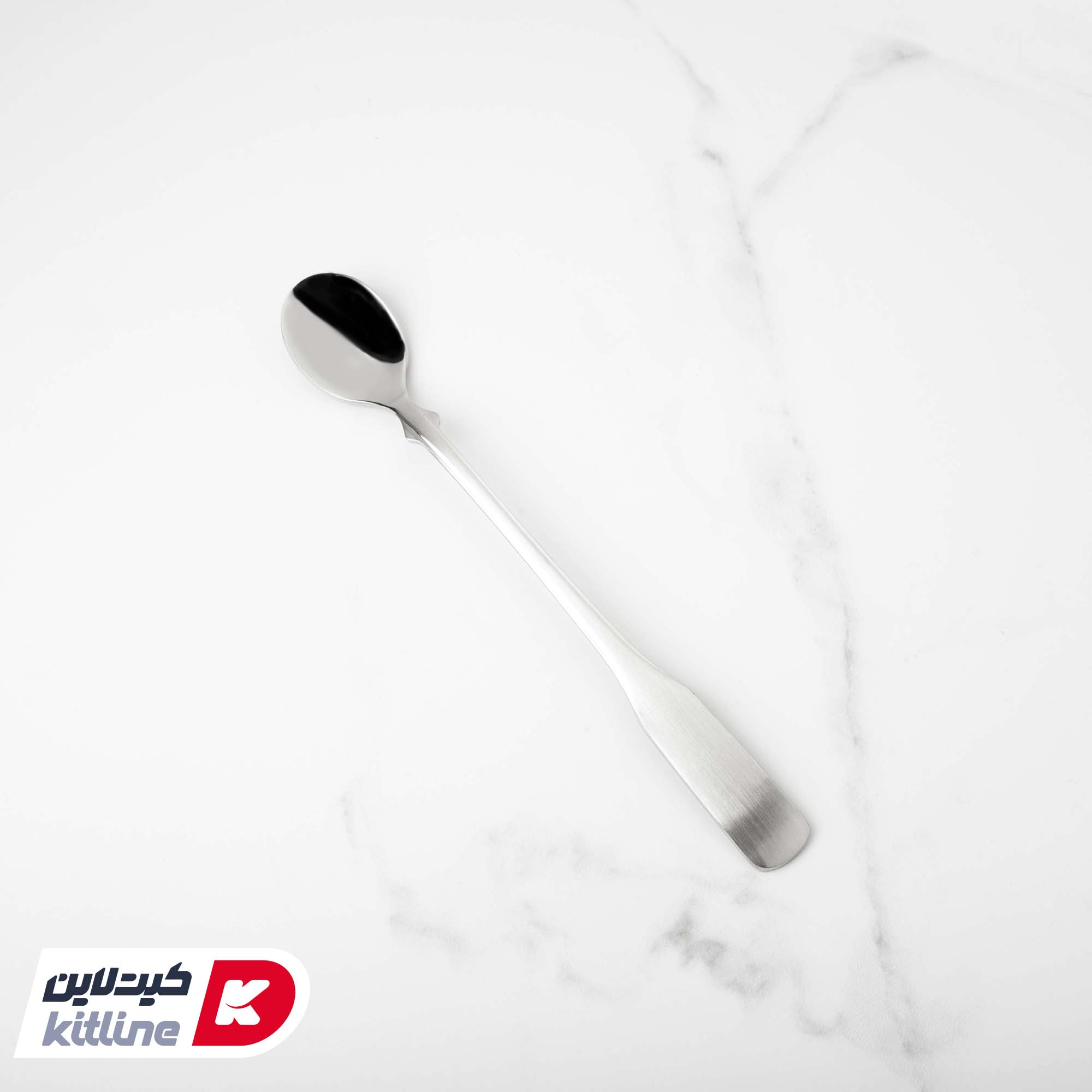 قاشق شربت خوری صنایع استیل مدل برشیا مات