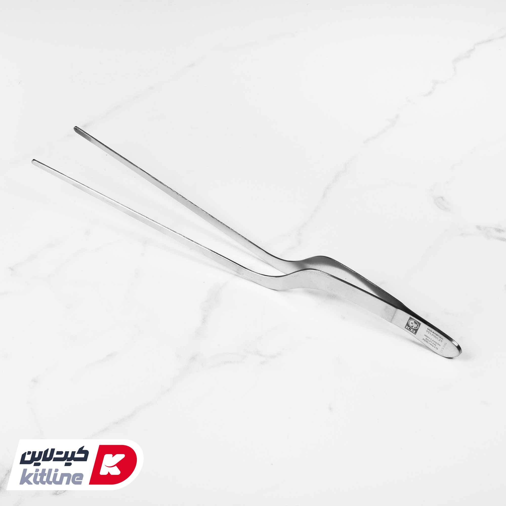 انبر تزئین غذا استیل ۲۵ سانتیمتری ایسل