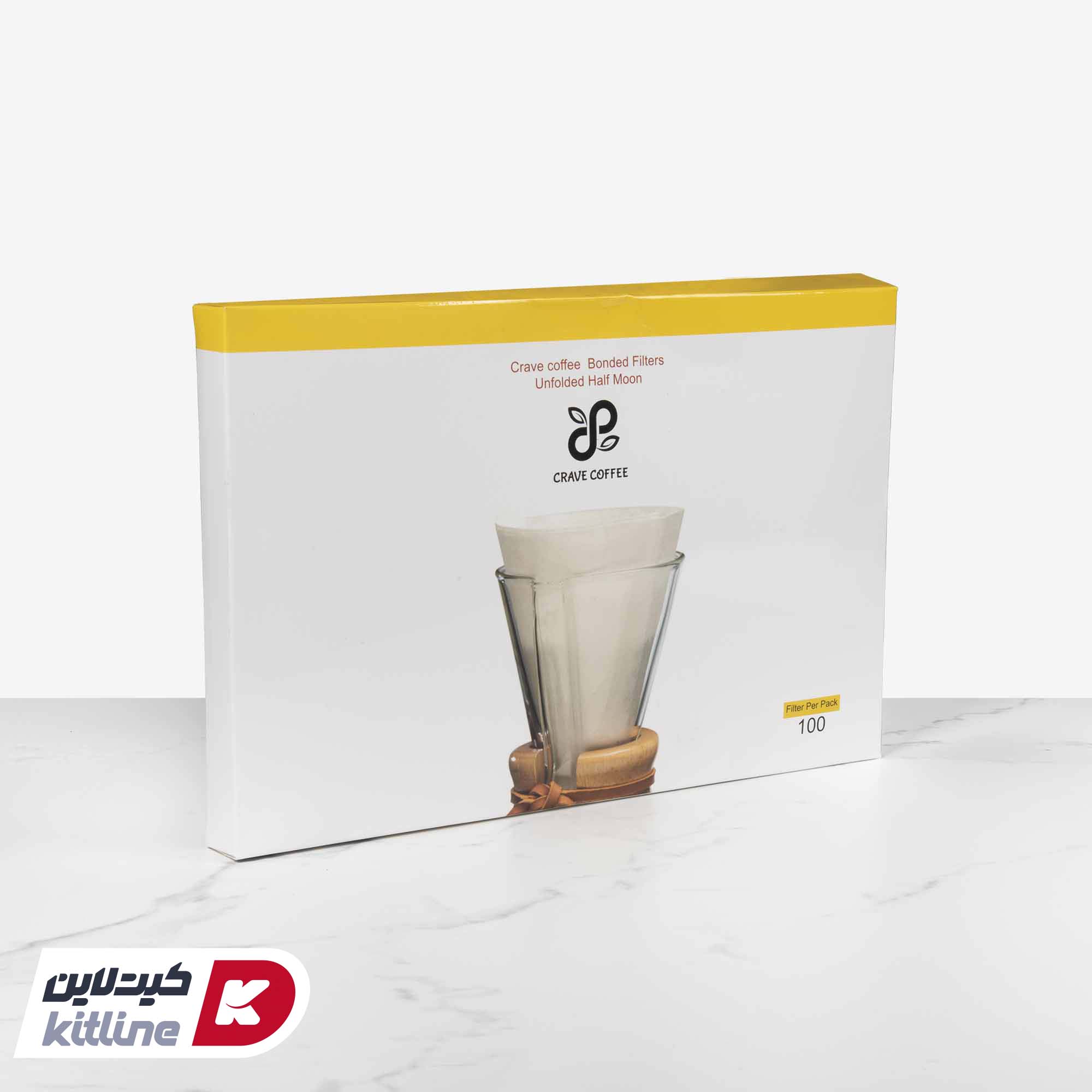 فیلتر کاغذی کمکس ۳ کاپ (بسته ۱۰۰ عددی)