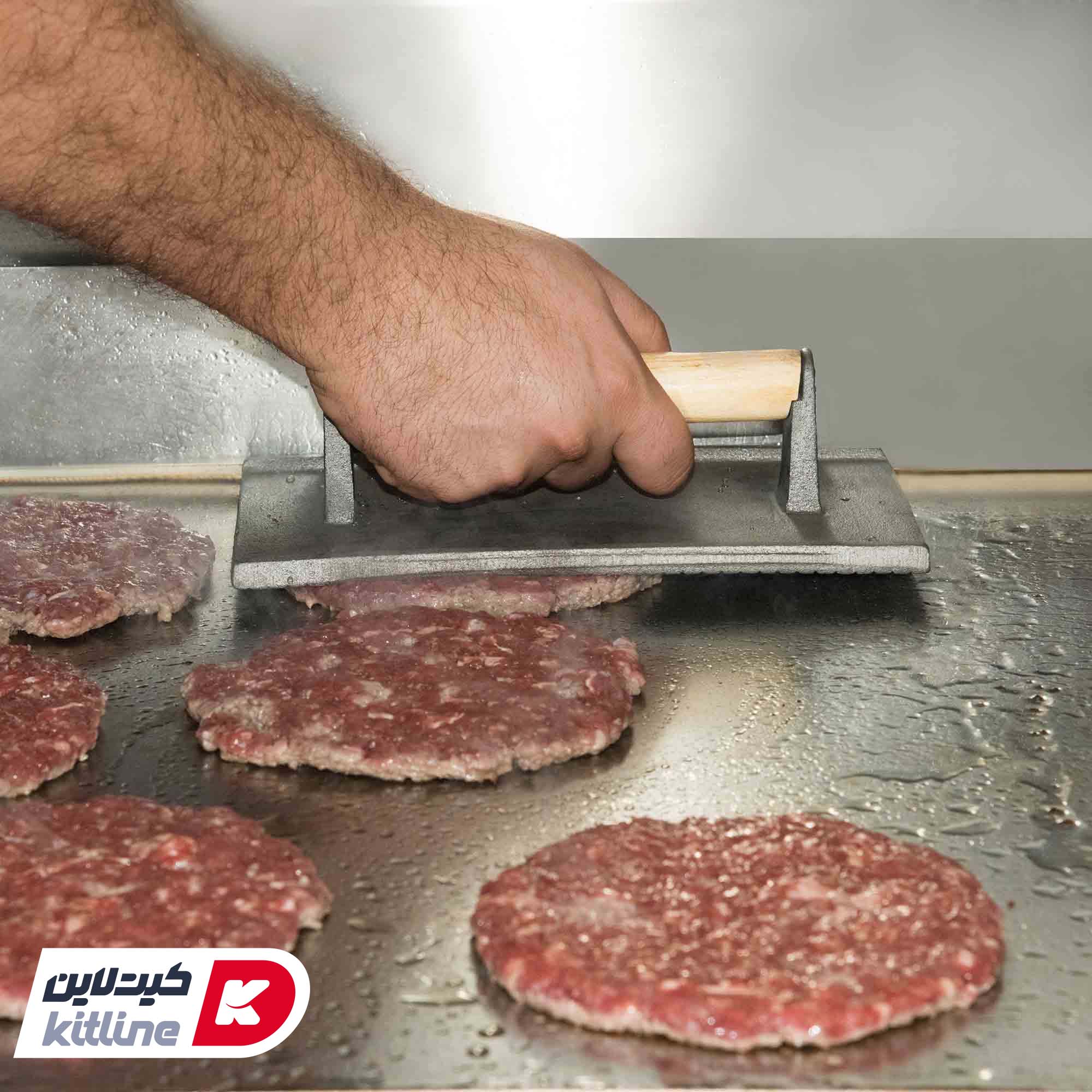 وزنه پخت مستطیل چدنی - تصویر 5