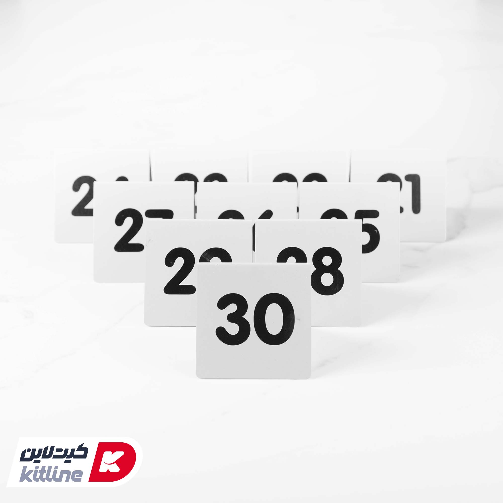 شماره رومیزی ۲۱ تا ۳۰ آلومینیومی