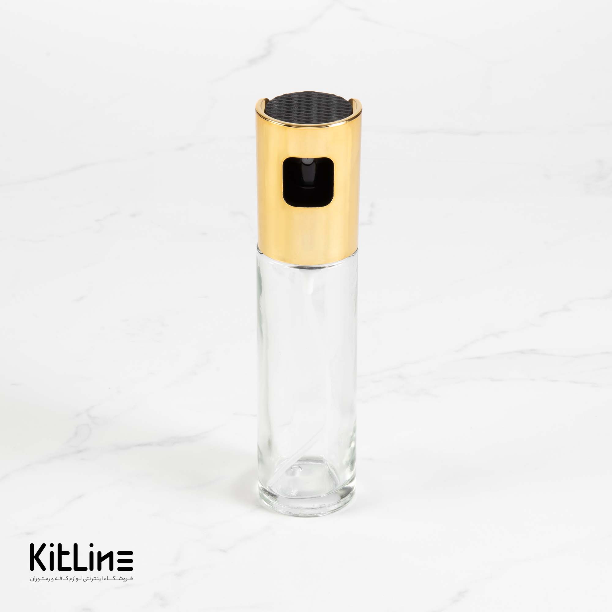 اسپری شیشه ای روغن و سرکه ۱۰۰ میلیلیتری طلایی