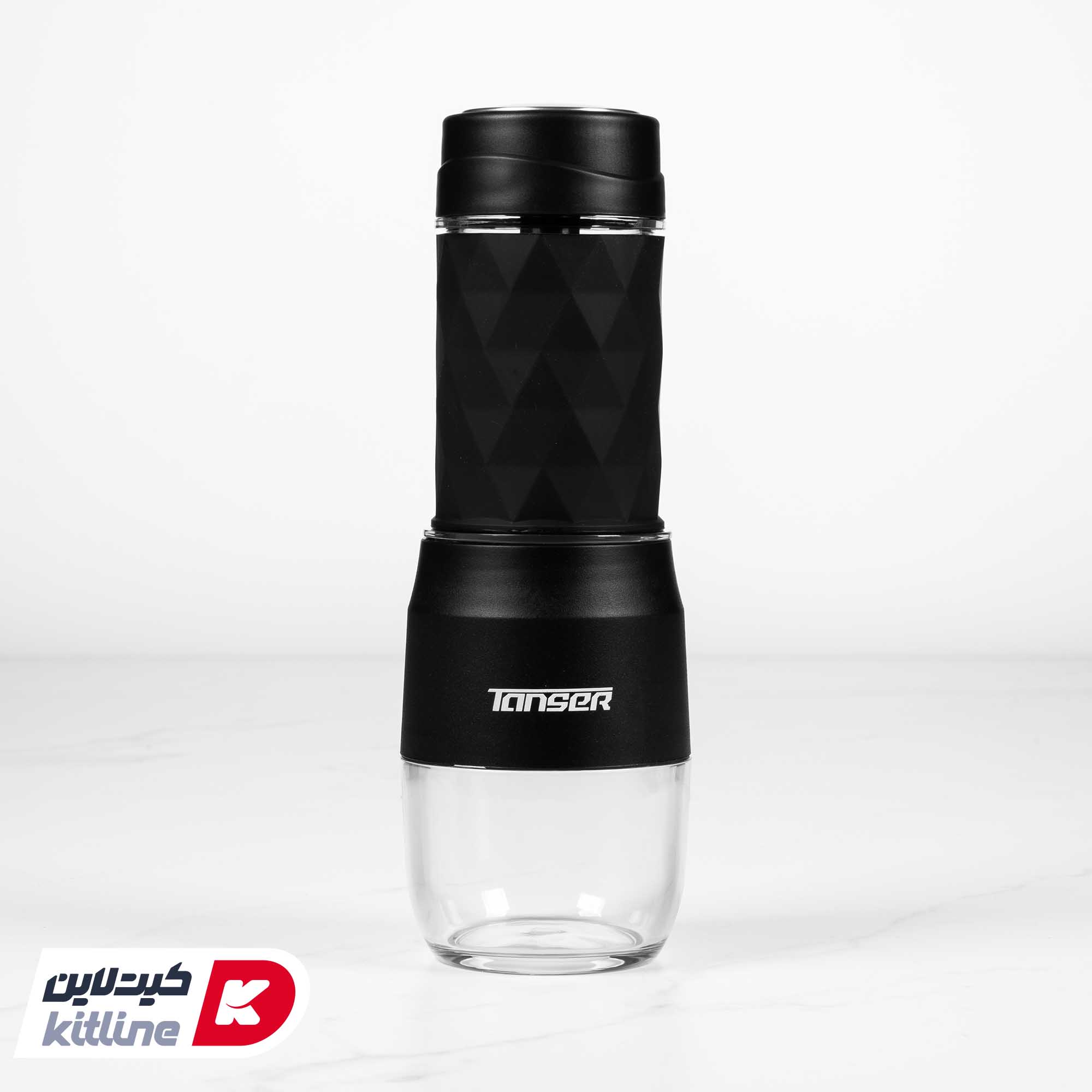 قهوه ساز مینی پرسو ۸۰ میلیلیتری پودری کپسولی مشکی تنسر (Tanser)