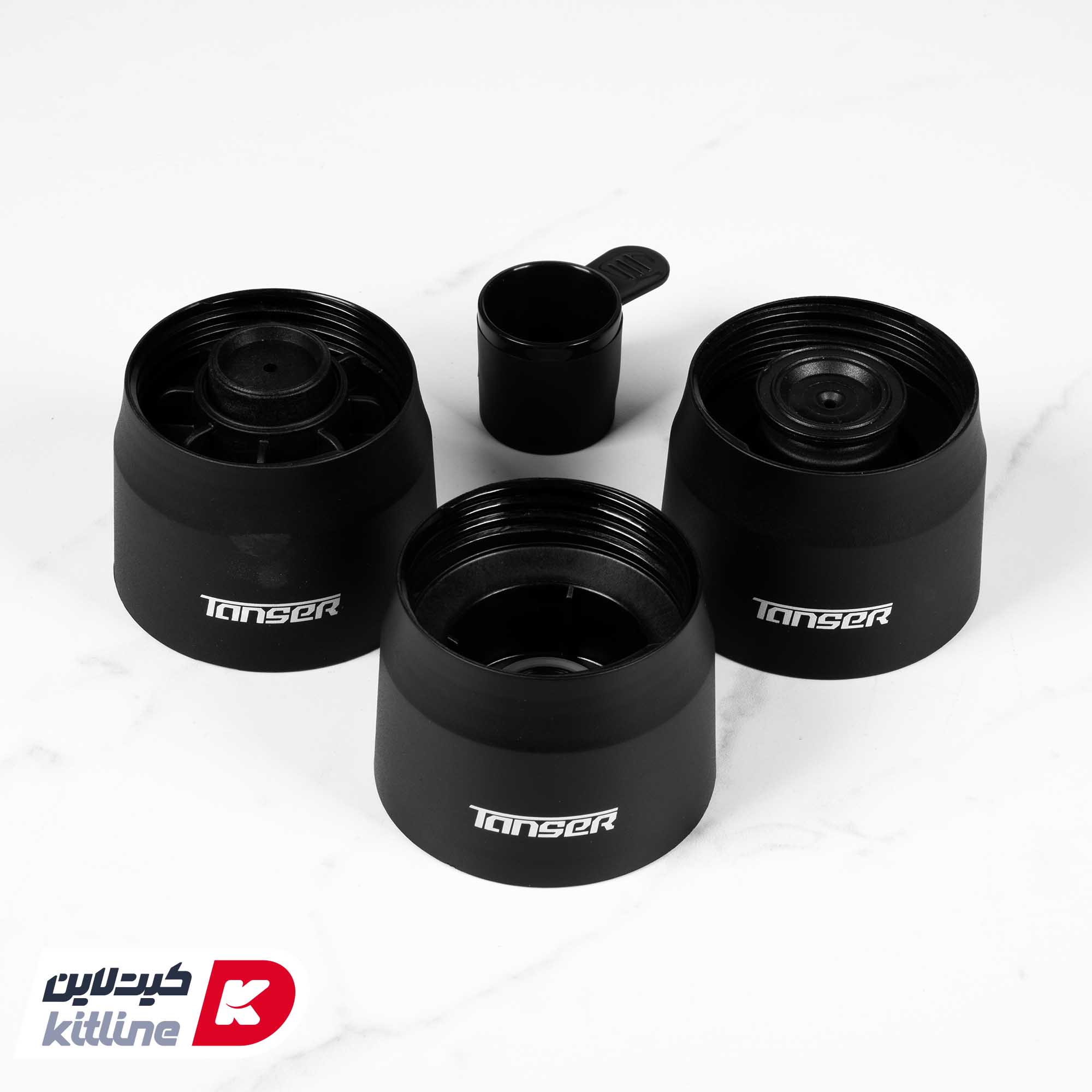 قهوه ساز مینی پرسو ۸۰ میلیلیتری پودری کپسولی مشکی تنسر (Tanser) - تصویر 4