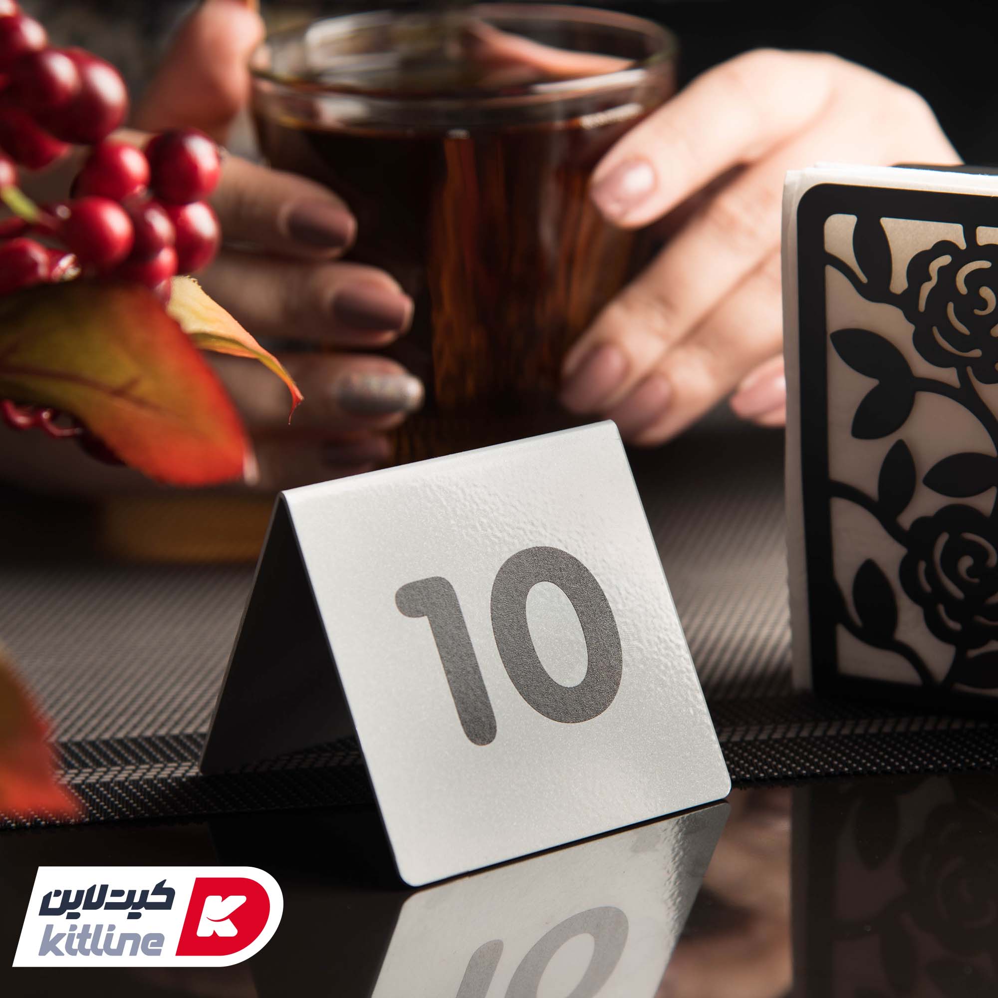 شماره رومیزی ۱ تا ۱۰ آلومینیومی - تصویر 4