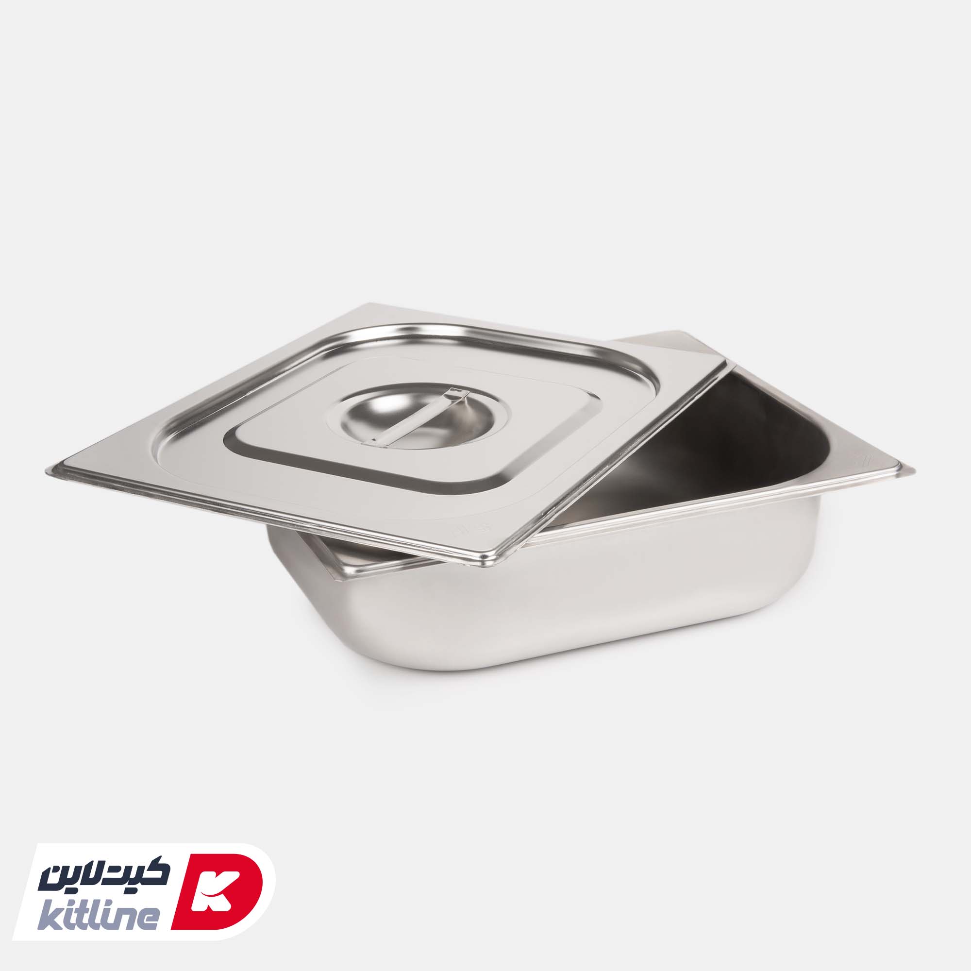 بن ماری ۱/۲ استیل عمق ۱۰ به همراه در - تصویر 3