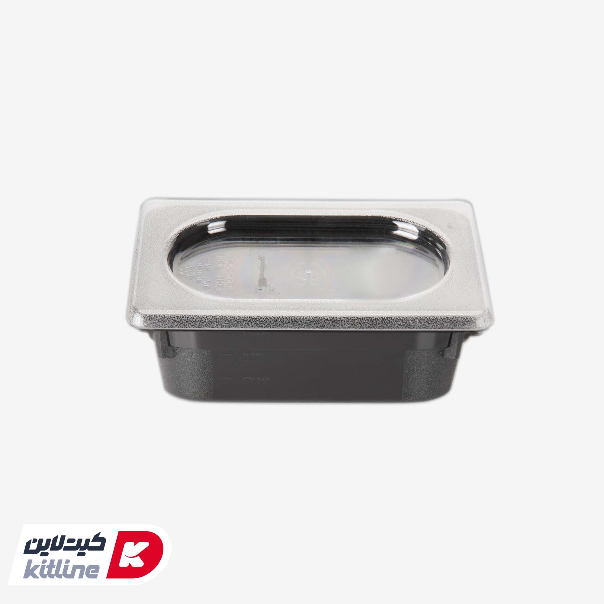 بن ماری ۱/۹ پلی کربنات عمق ۶/۵ مشکی به همراه درب