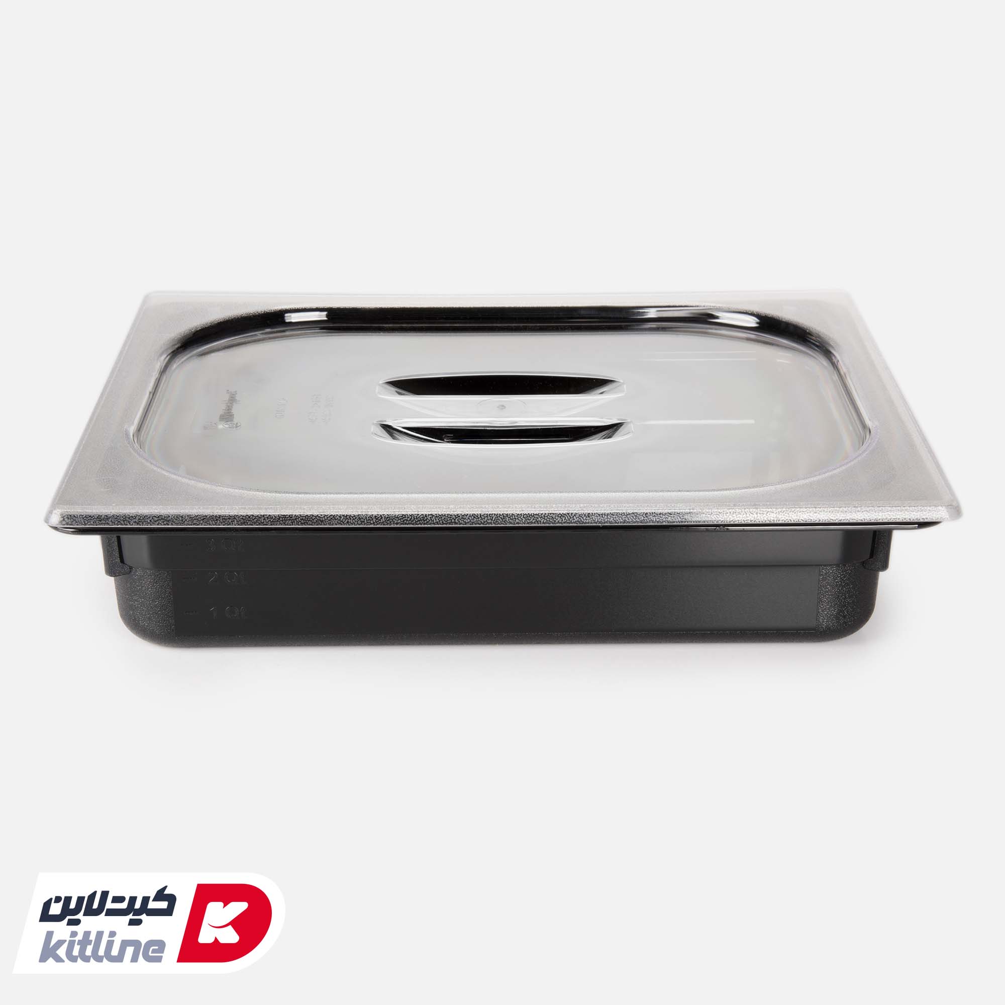 بن ماری ۱/۲ پلی کربنات عمق ۶/۵ مشکی به همراه درب