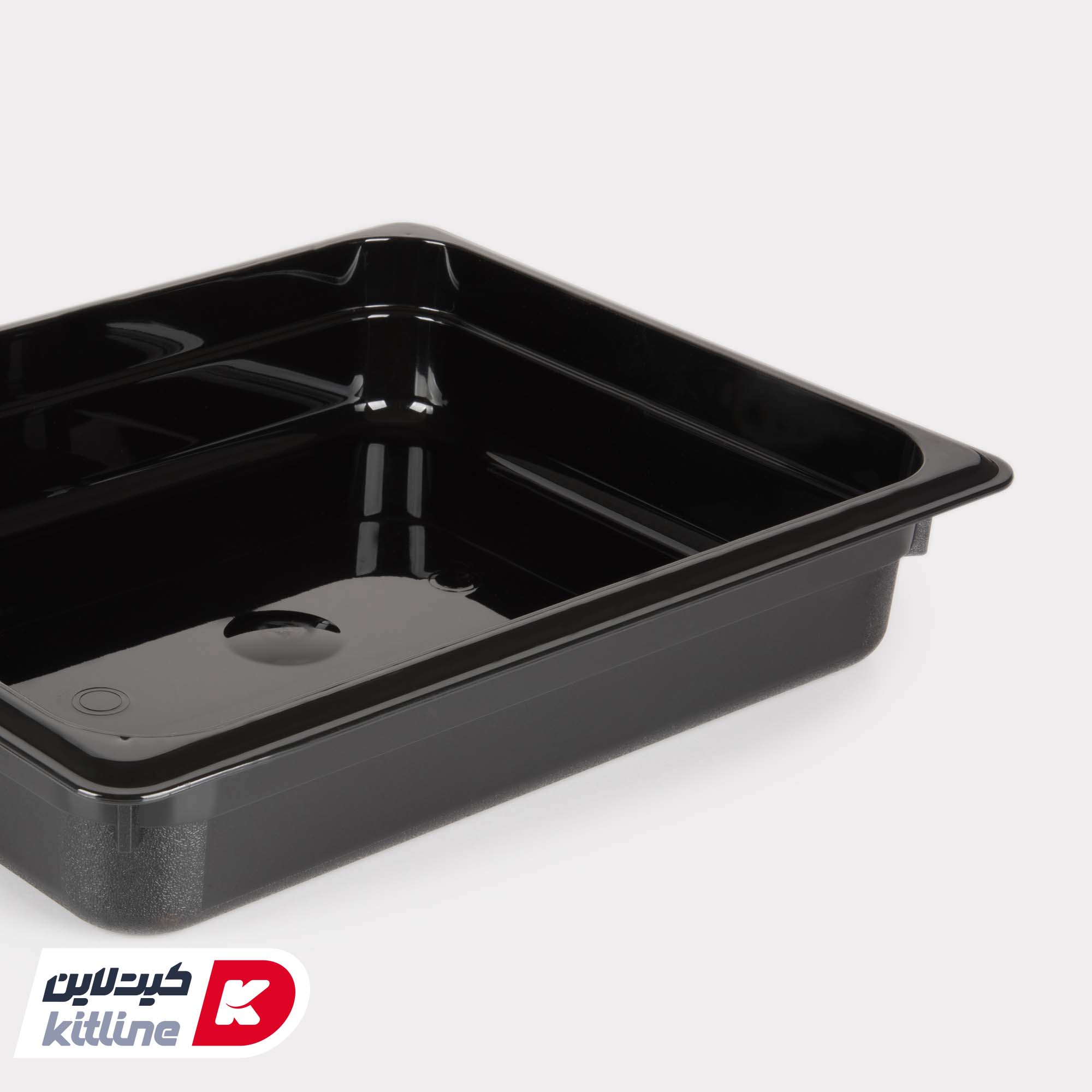 بن ماری ۱/۲ پلی کربنات عمق ۶/۵ مشکی به همراه درب - تصویر 4