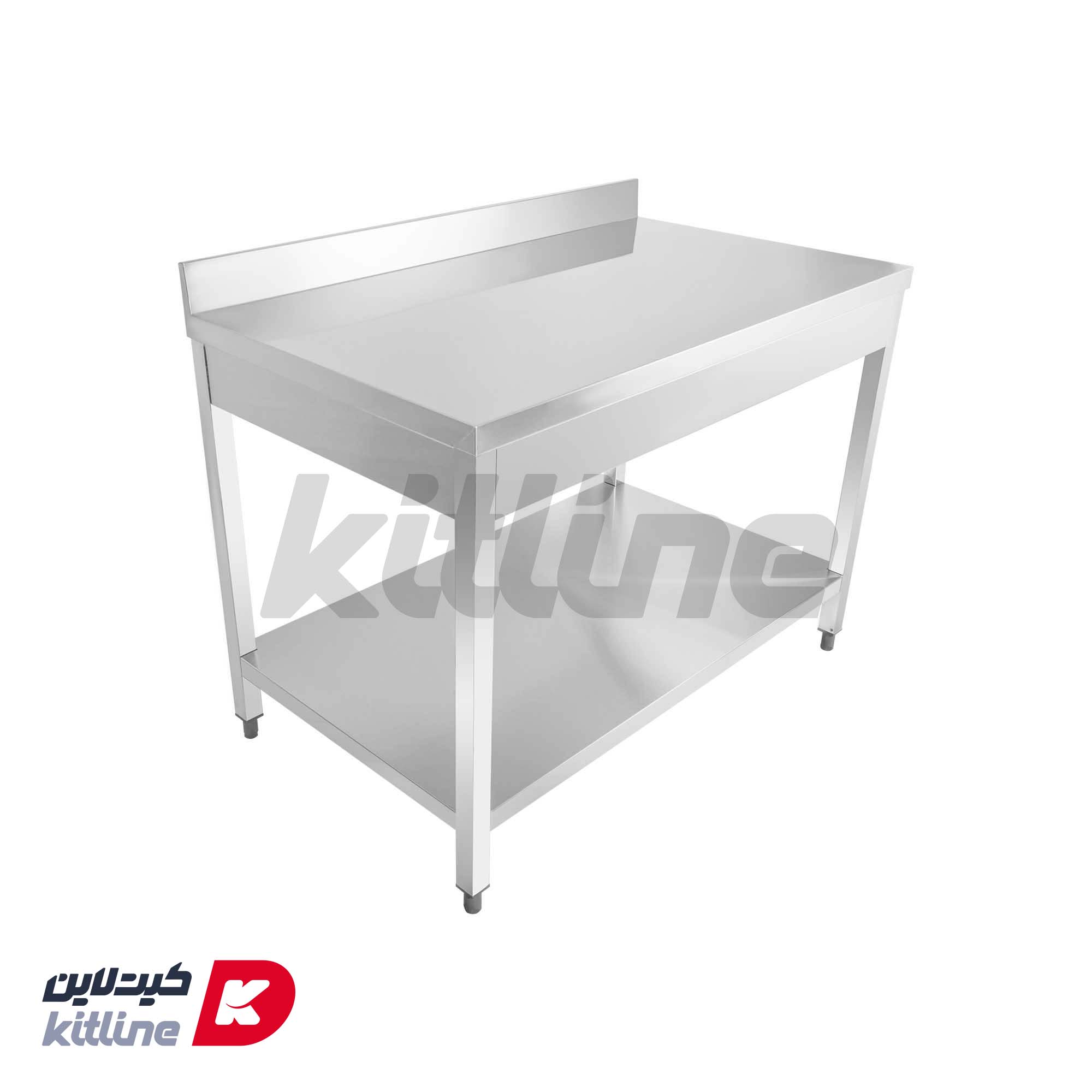 ميز کار پرتابل با پشتی و کف ورق Kitchentech