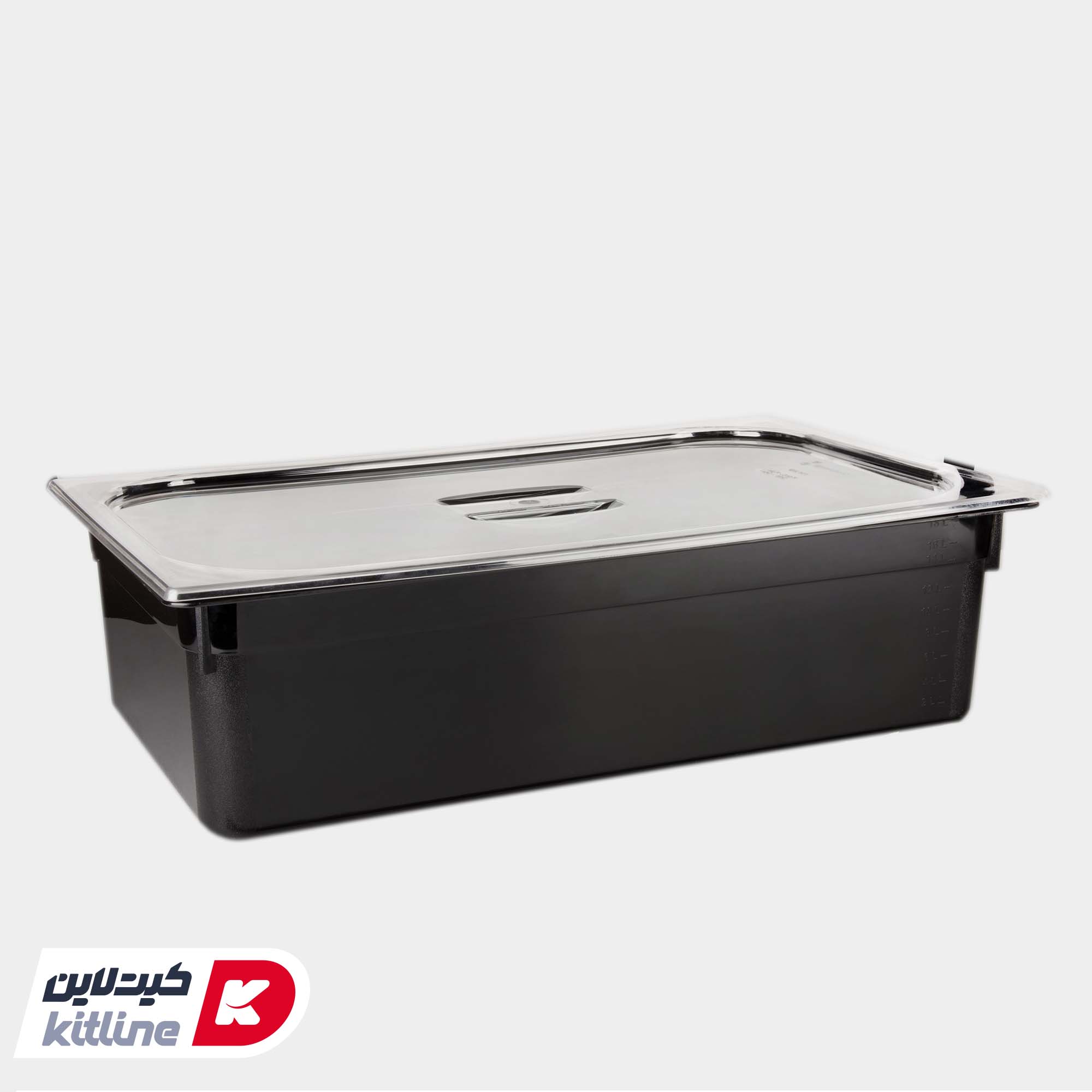 بن ماری ۱/۱ پلی کربنات عمق ۱۵ مشکی به همراه در