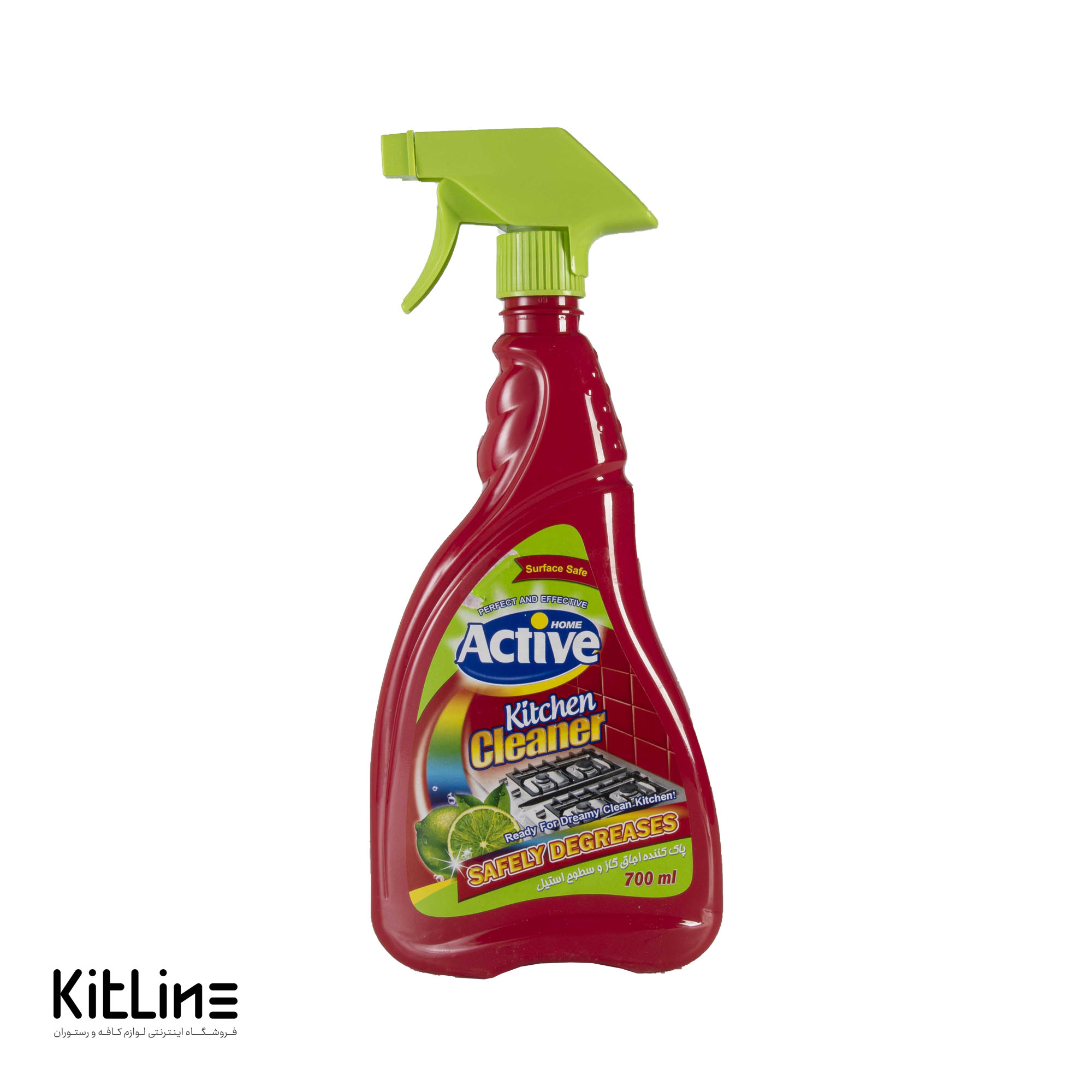 اسپری پاک کننده اجاق و سطوح استیل اکتیو (۷۰۰ میلی‌لیتری)