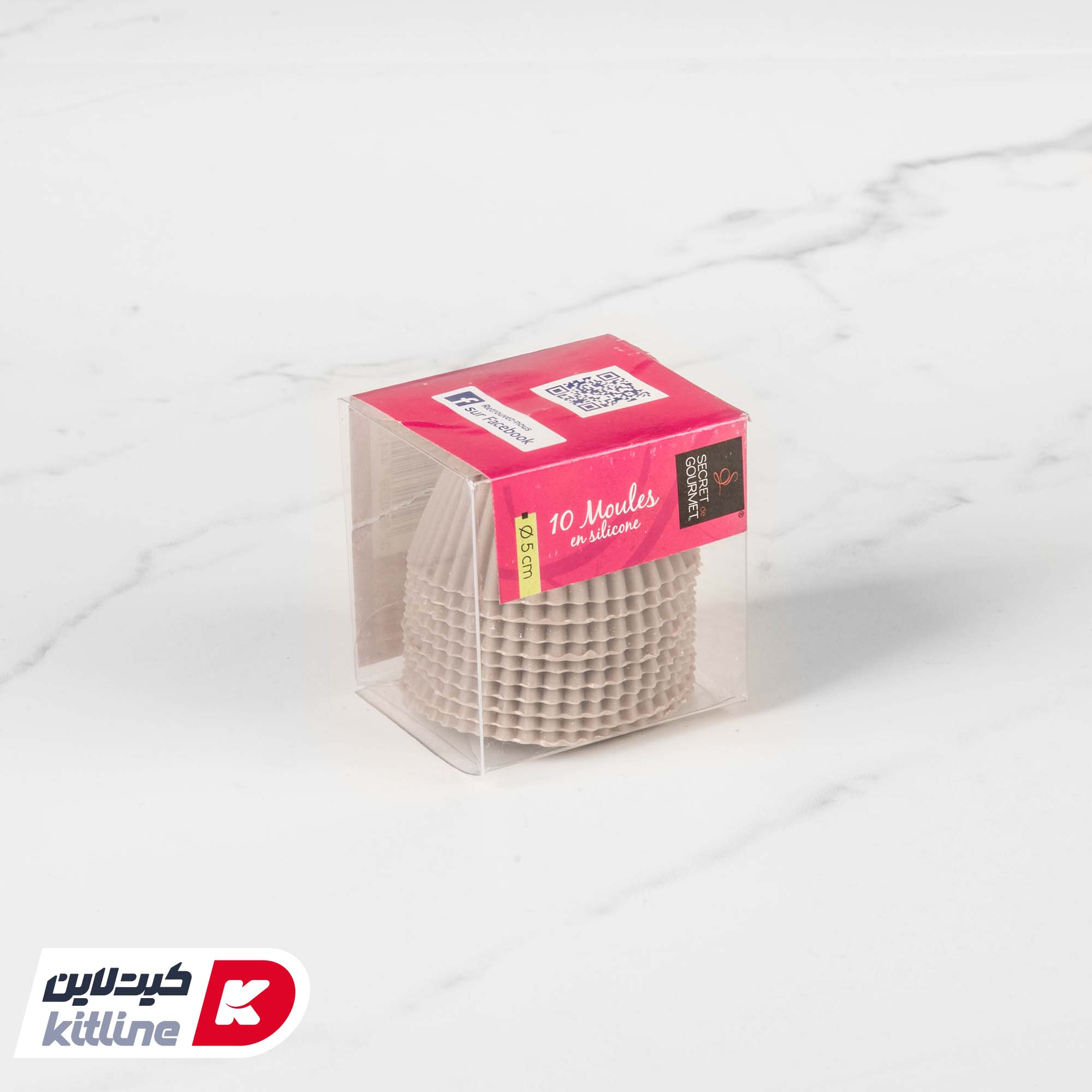 کپسول کاپ کیک ۵ سانتیمتری سیلیکونی (بسته ۱۰ عددی)